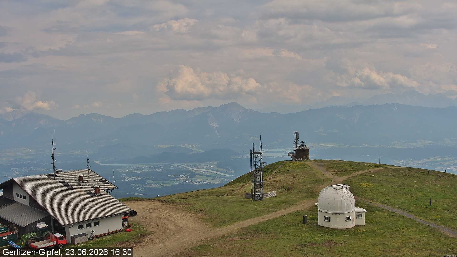 Archiv Foto Webcam Gipfel der Gerlitzen (Kärnten)