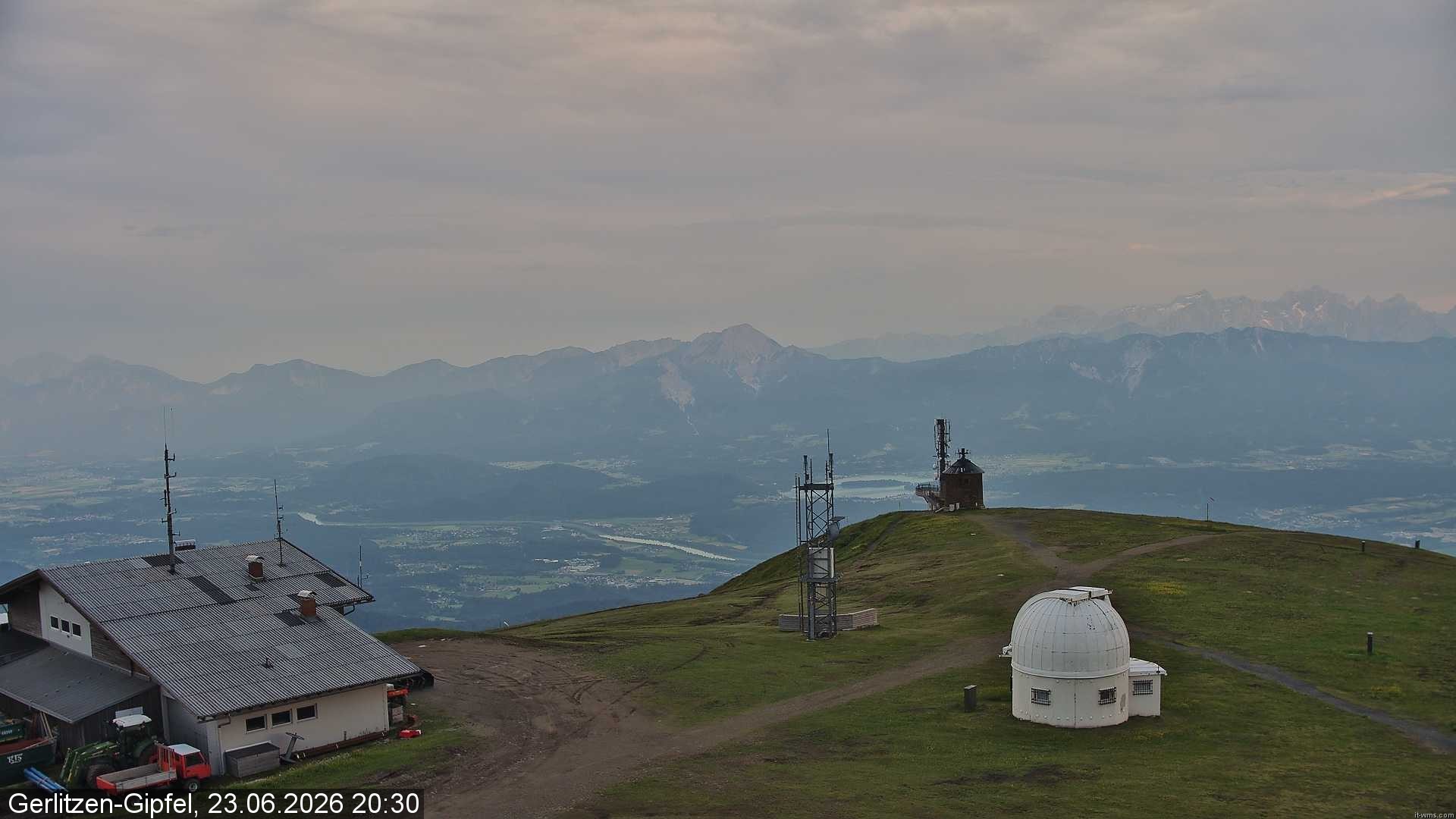 Archiv Foto Webcam Gipfel der Gerlitzen (Kärnten)