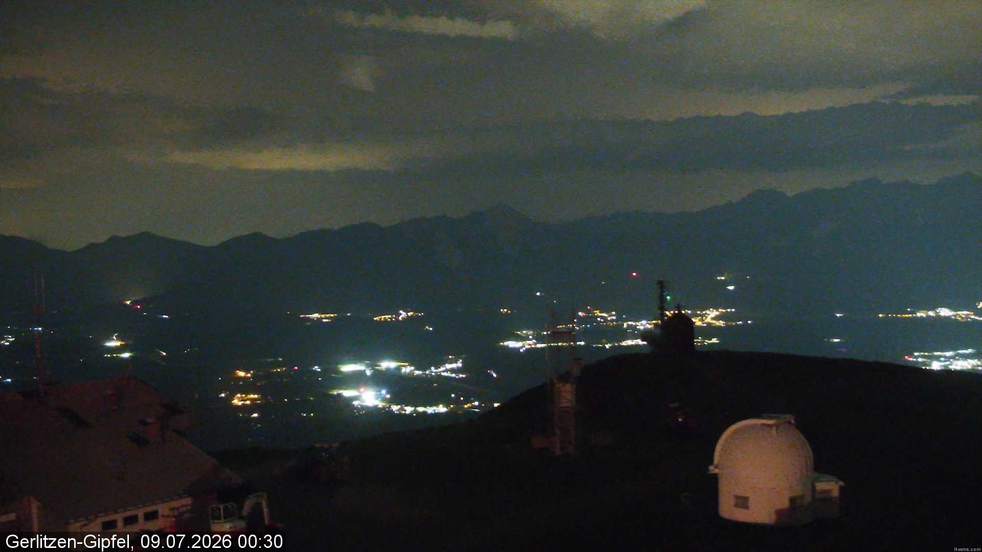 Archiv Foto Webcam Gipfel der Gerlitzen (Kärnten)
