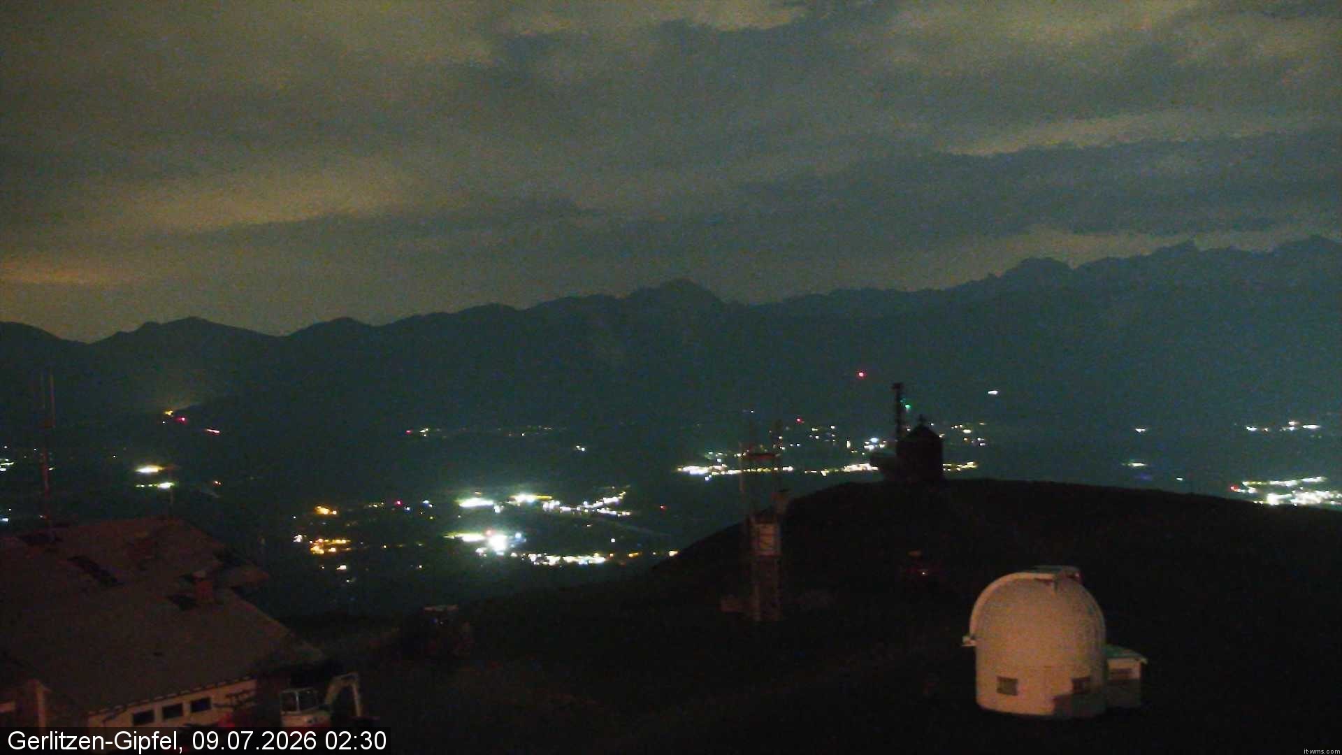 Archiv Foto Webcam Gipfel der Gerlitzen (Kärnten)