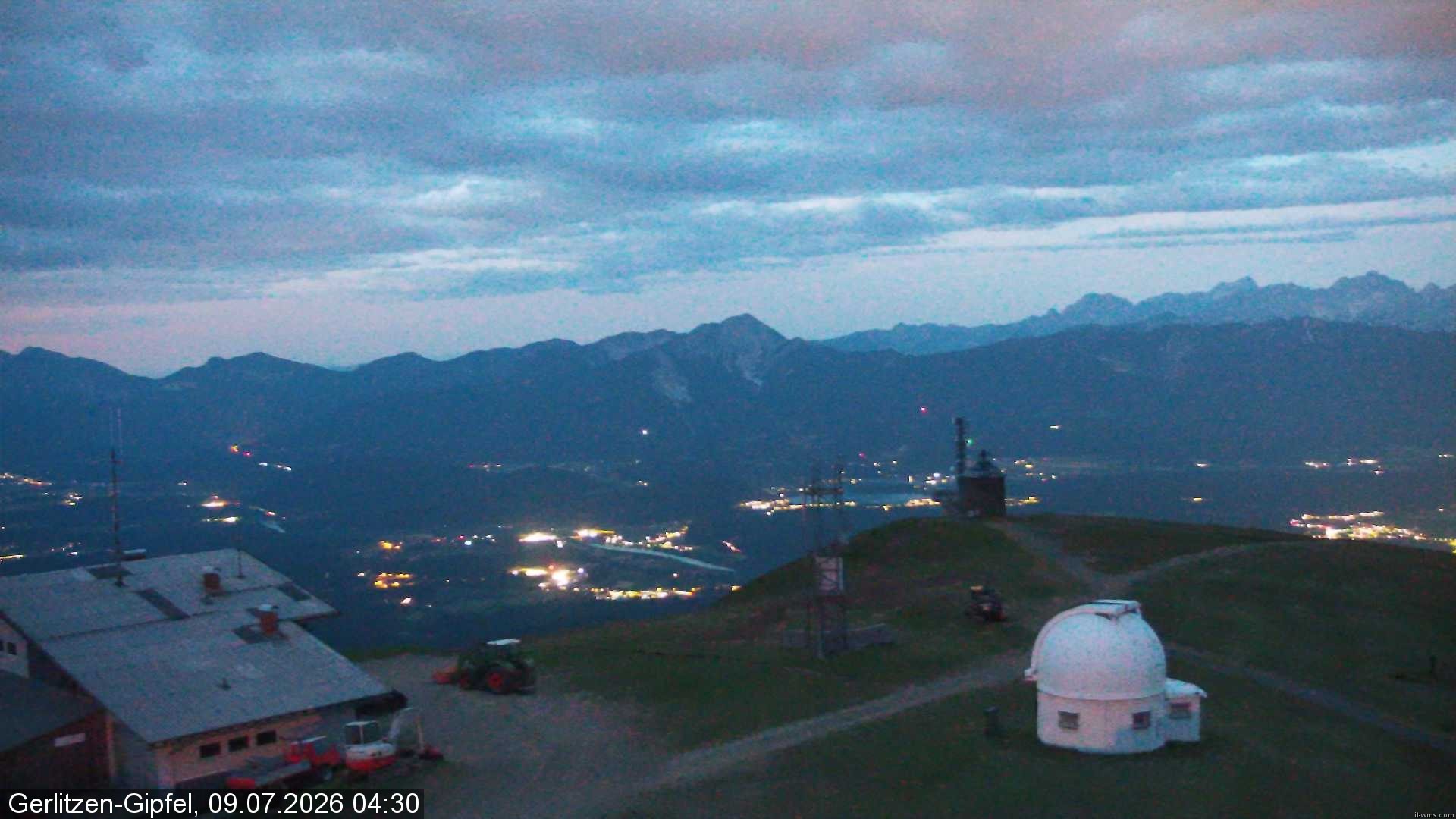 Archiv Foto Webcam Gipfel der Gerlitzen (Kärnten)