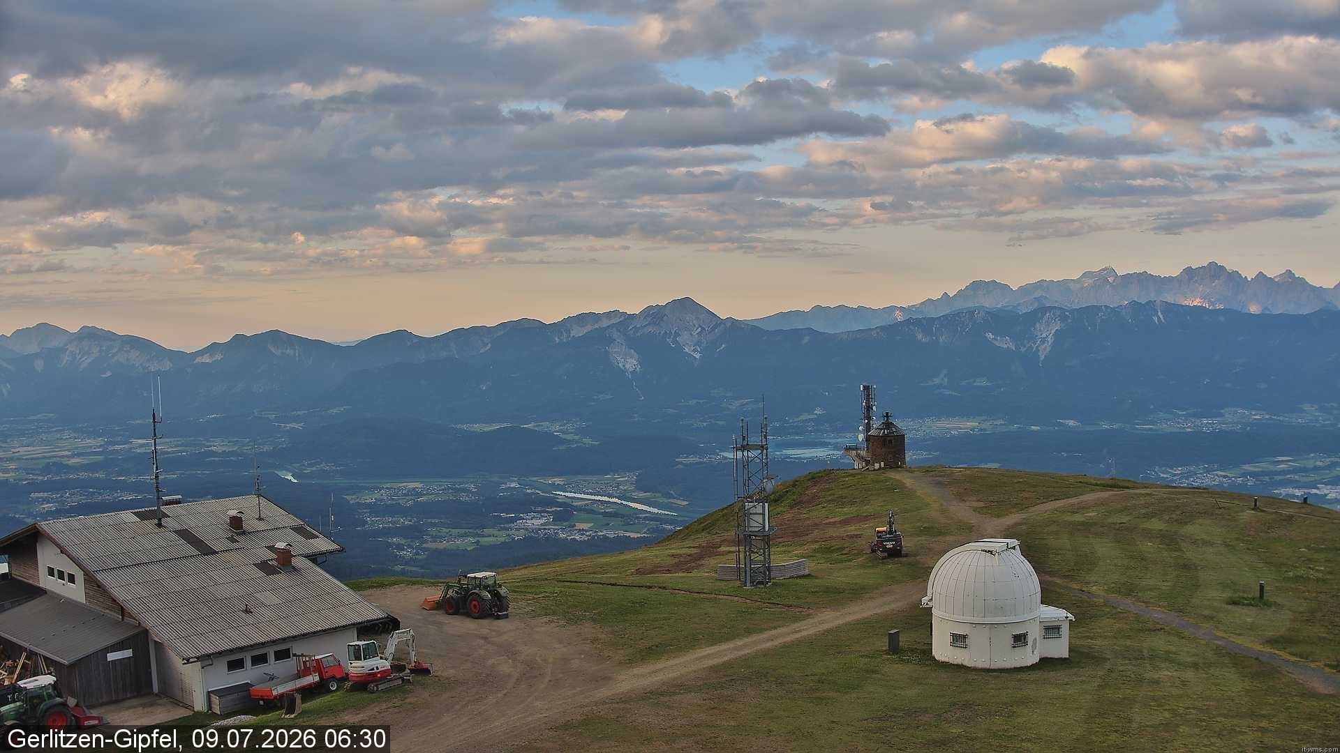 Archiv Foto Webcam Gipfel der Gerlitzen (Kärnten)