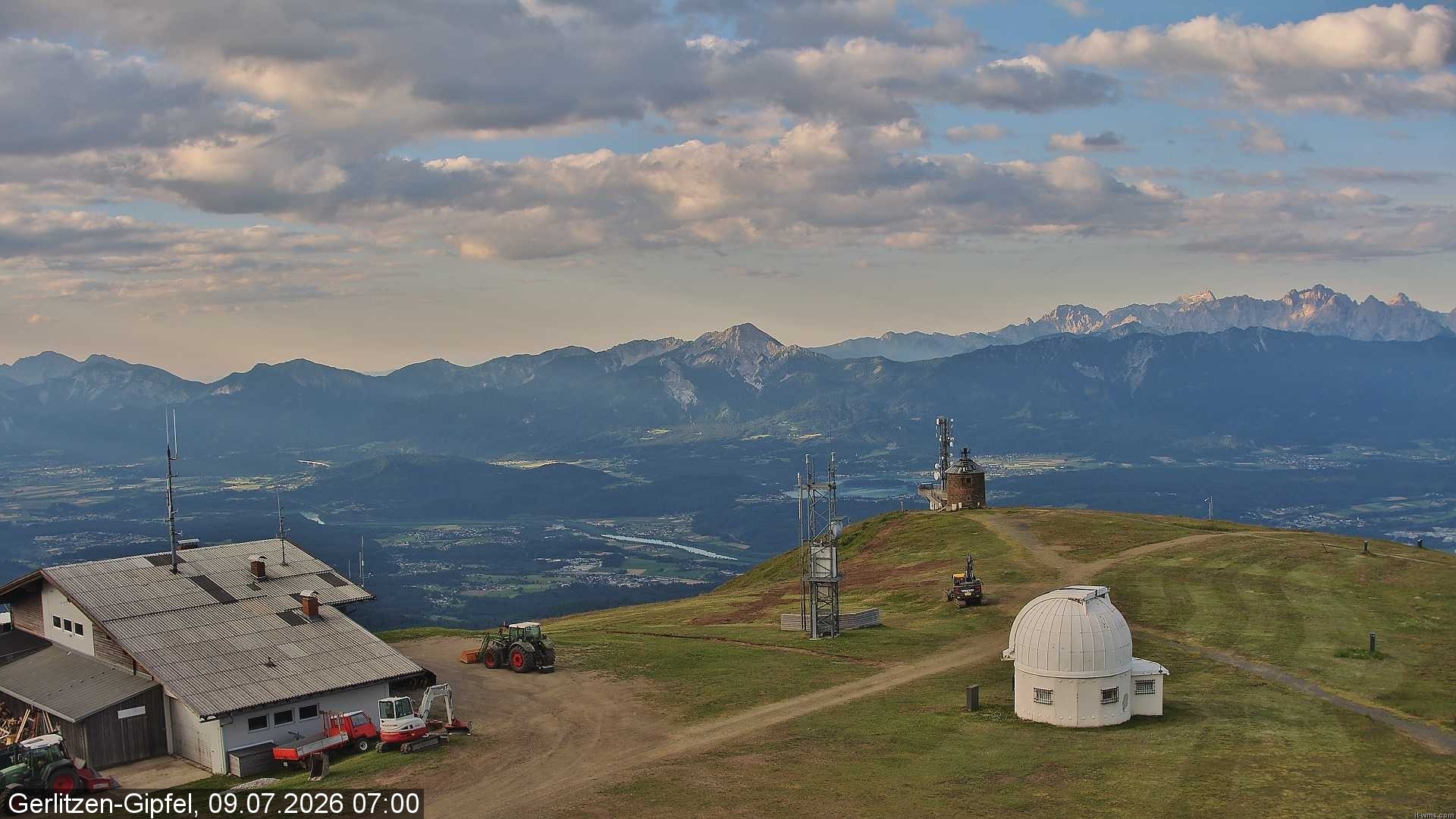 Archiv Foto Webcam Gipfel der Gerlitzen (Kärnten)