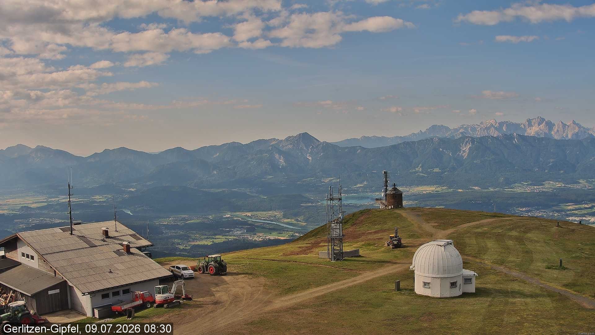 Archiv Foto Webcam Gipfel der Gerlitzen (Kärnten)