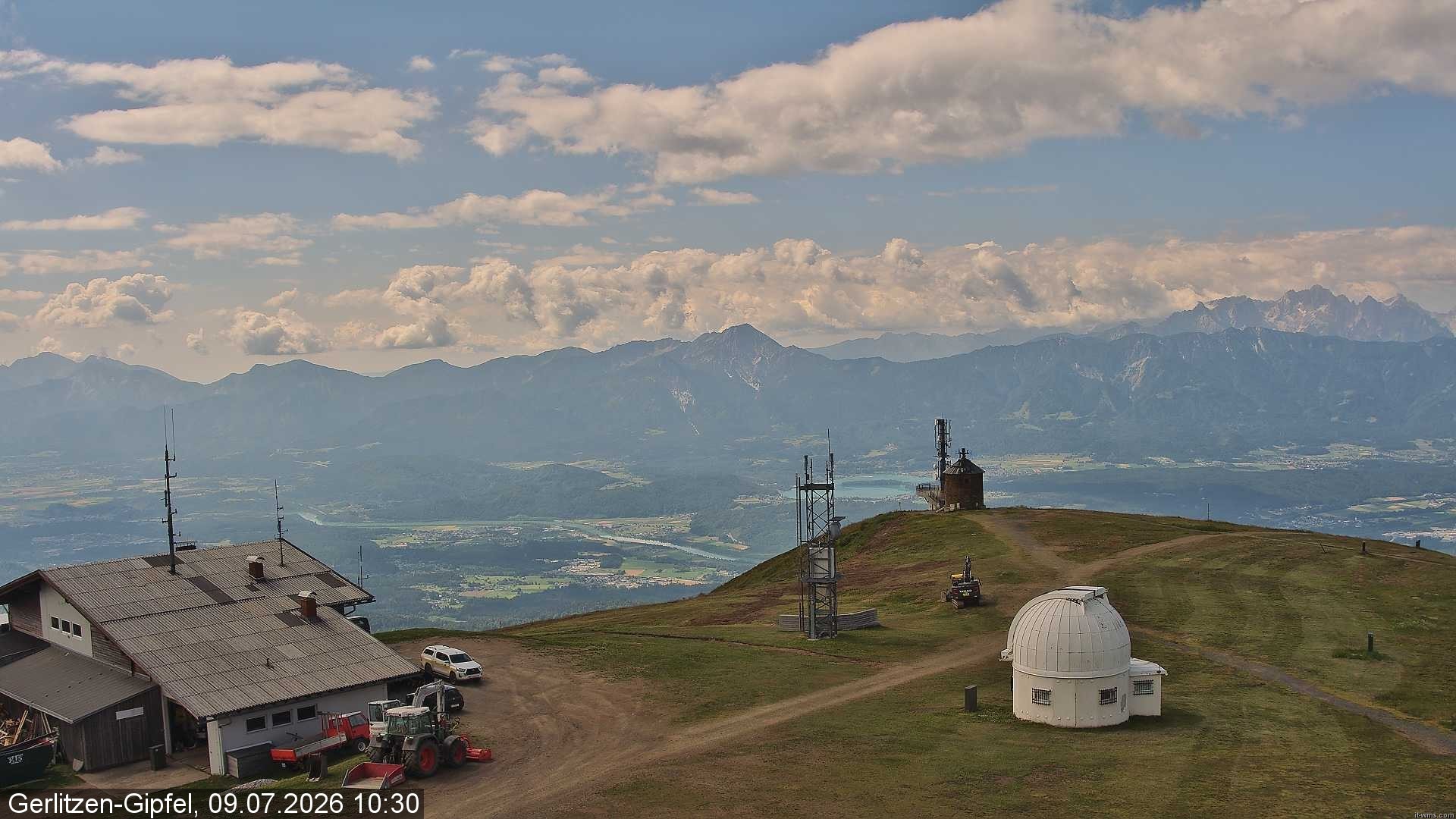 Archiv Foto Webcam Gipfel der Gerlitzen (Kärnten)