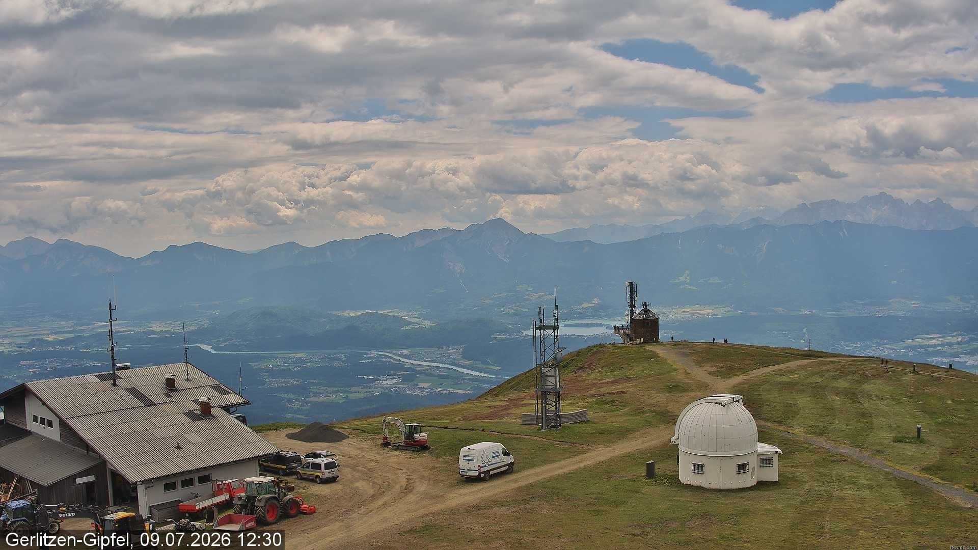 Archiv Foto Webcam Gipfel der Gerlitzen (Kärnten)