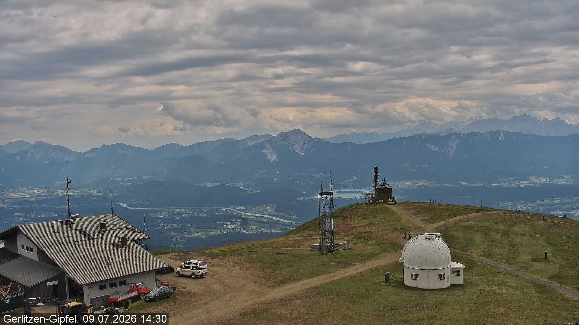 Archiv Foto Webcam Gipfel der Gerlitzen (Kärnten)
