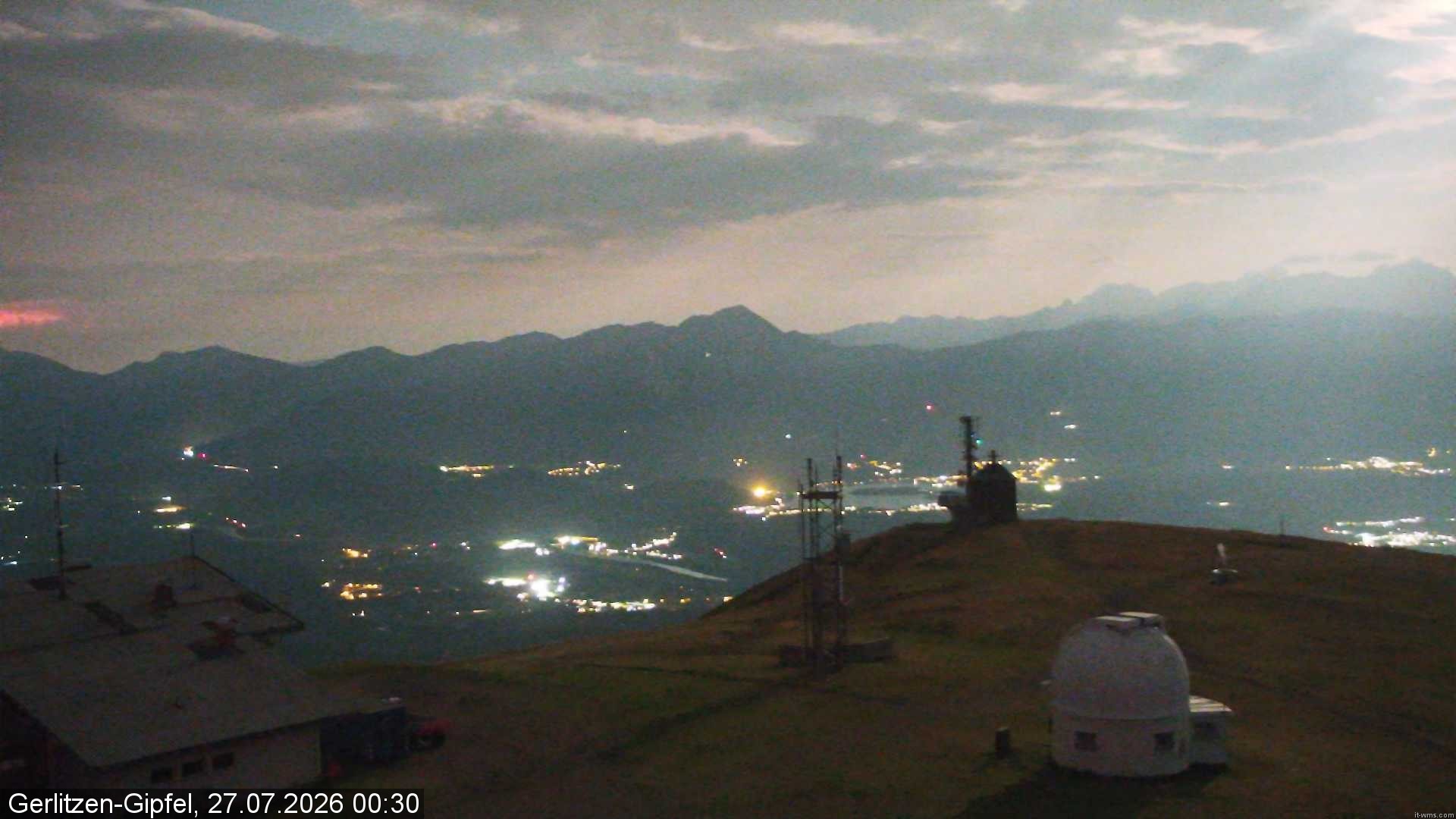 Archiv Foto Webcam Gipfel der Gerlitzen (Kärnten)