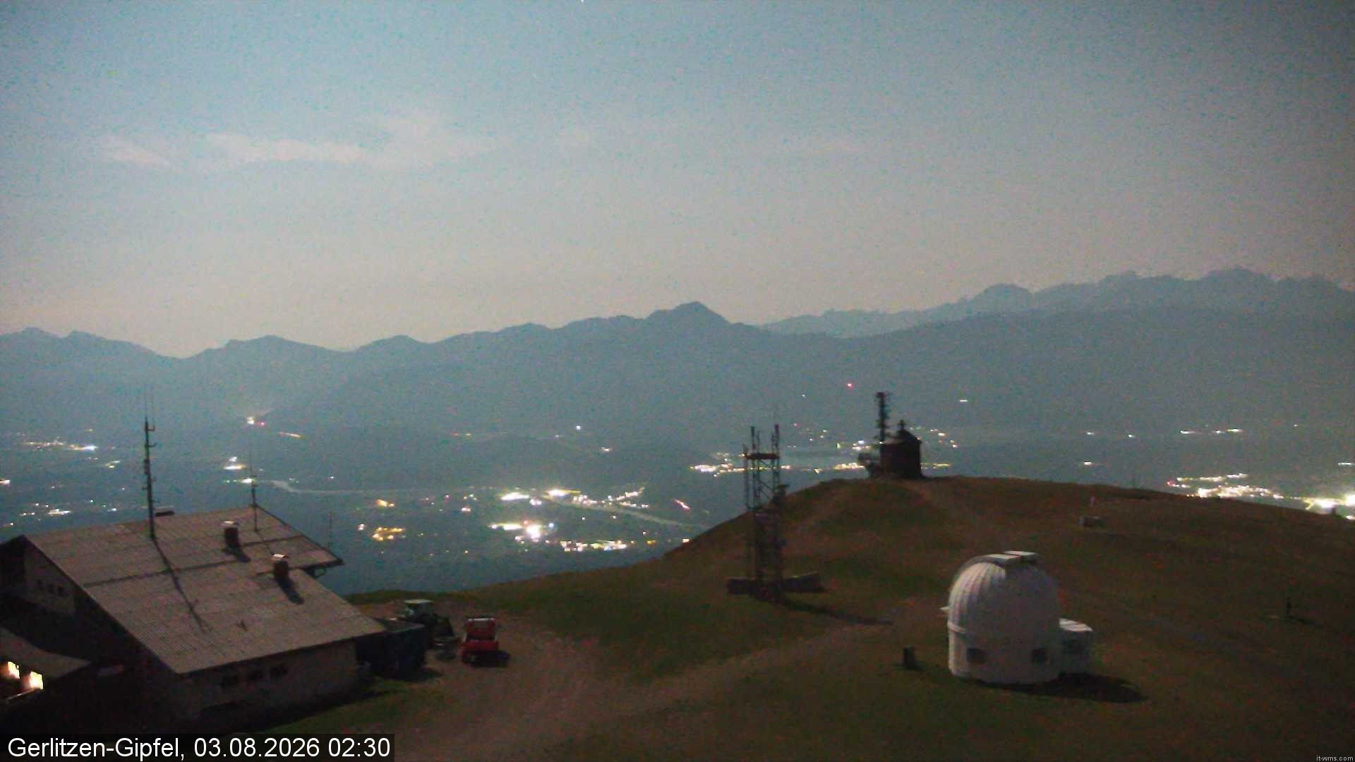 Archiv Foto Webcam Gipfel der Gerlitzen (Kärnten)