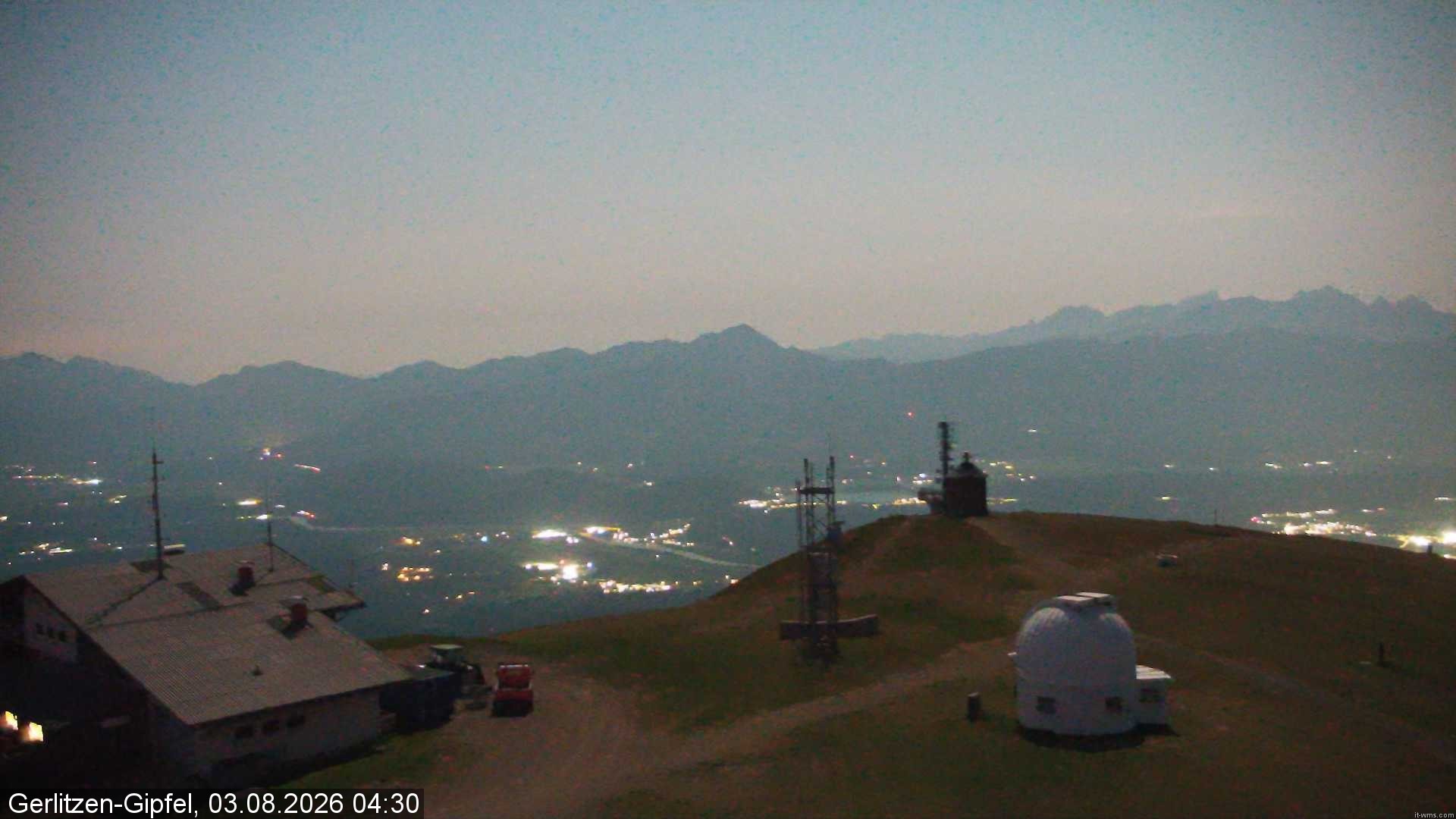 Archiv Foto Webcam Gipfel der Gerlitzen (Kärnten)