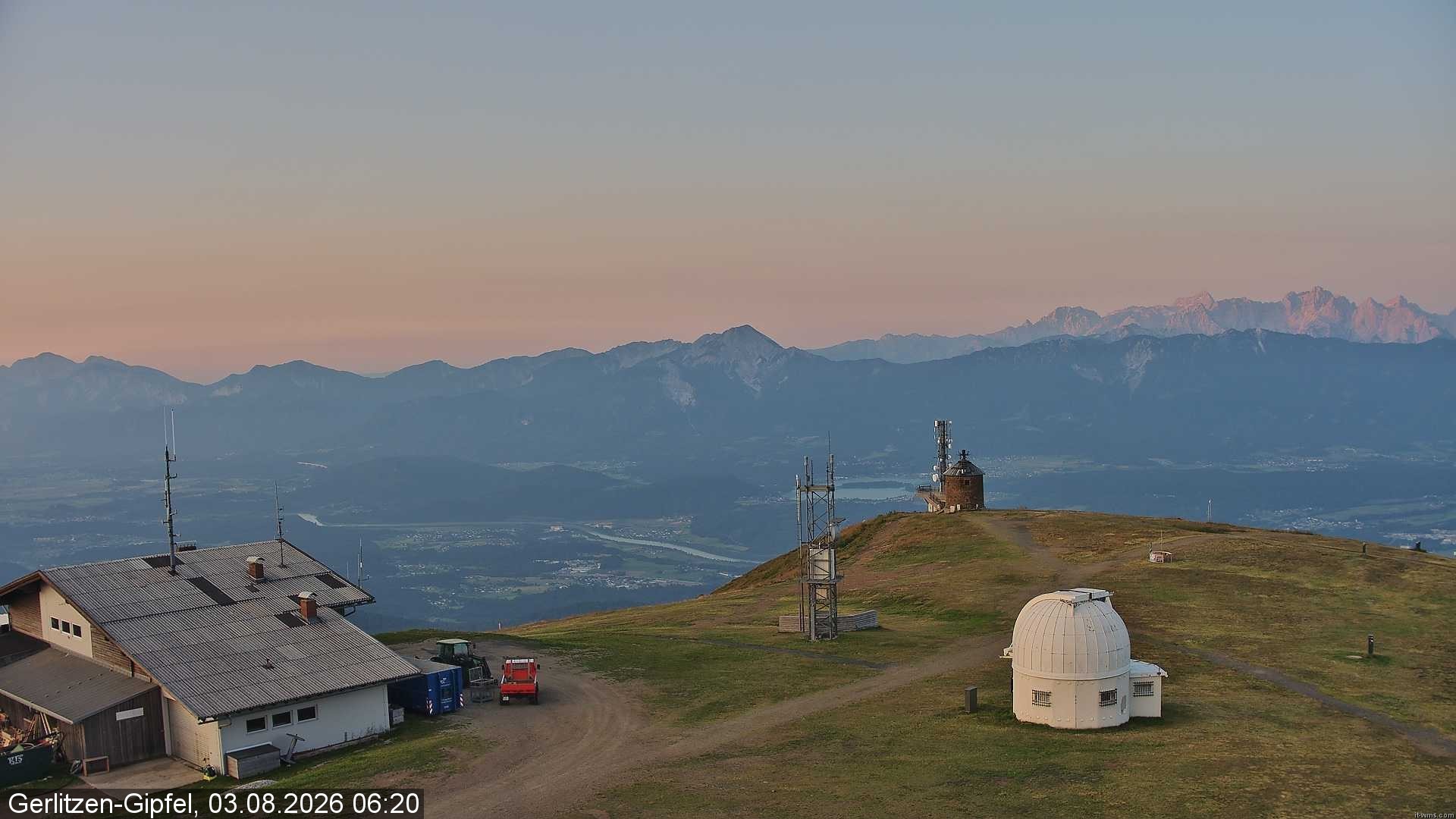 Archiv Foto Webcam Gipfel der Gerlitzen (Kärnten)