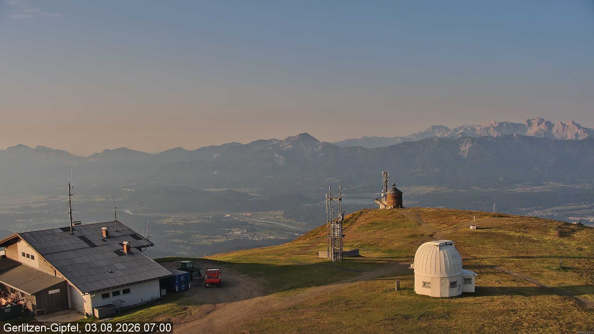 Archiv Foto Webcam Gipfel der Gerlitzen (Kärnten)