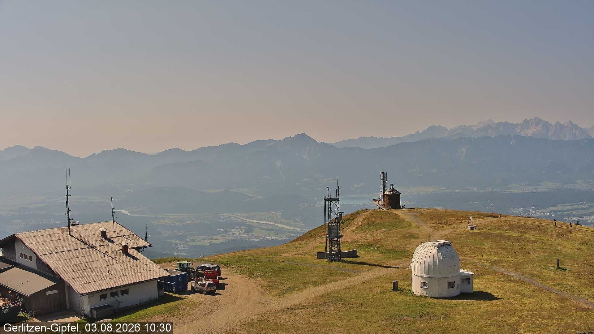 Archiv Foto Webcam Gipfel der Gerlitzen (Kärnten)