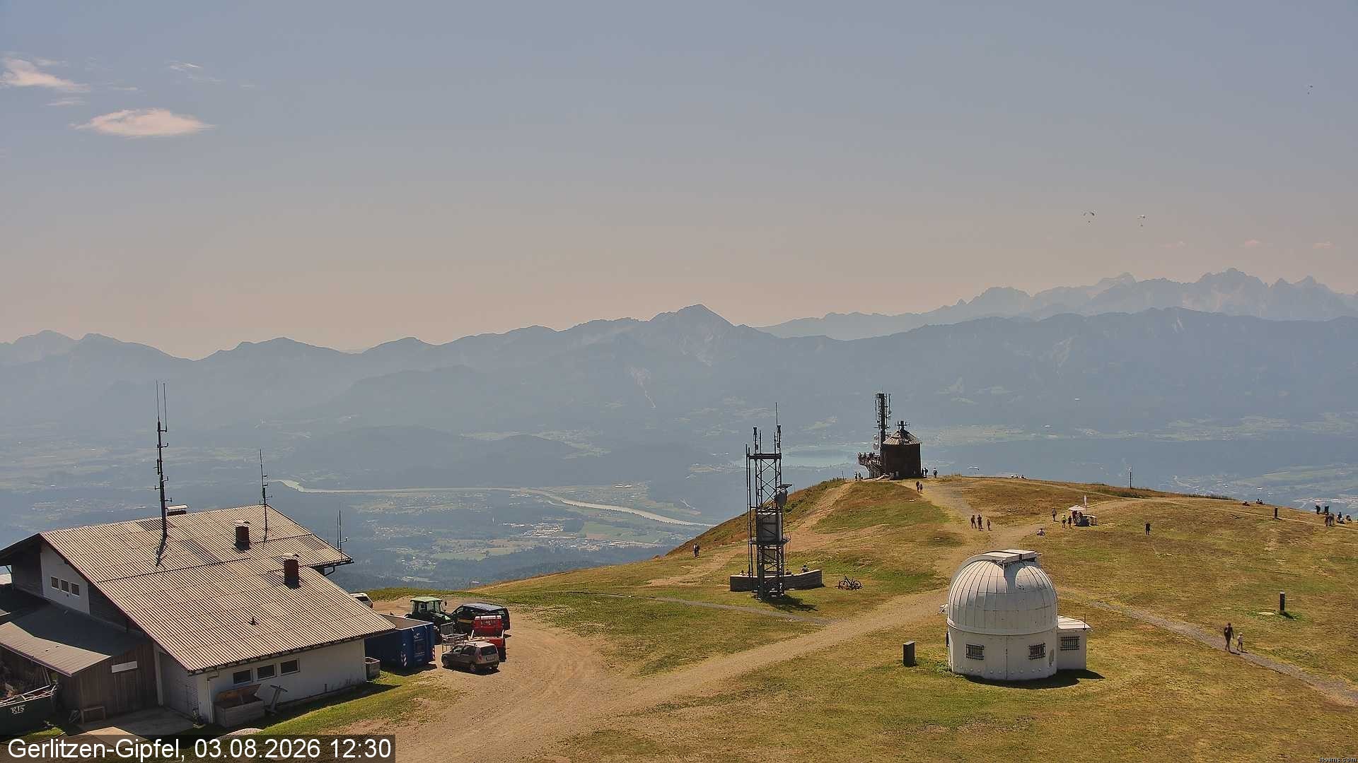 Archiv Foto Webcam Gipfel der Gerlitzen (Kärnten)