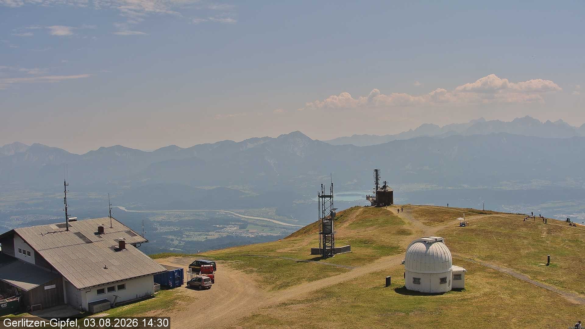 Archiv Foto Webcam Gipfel der Gerlitzen (Kärnten)