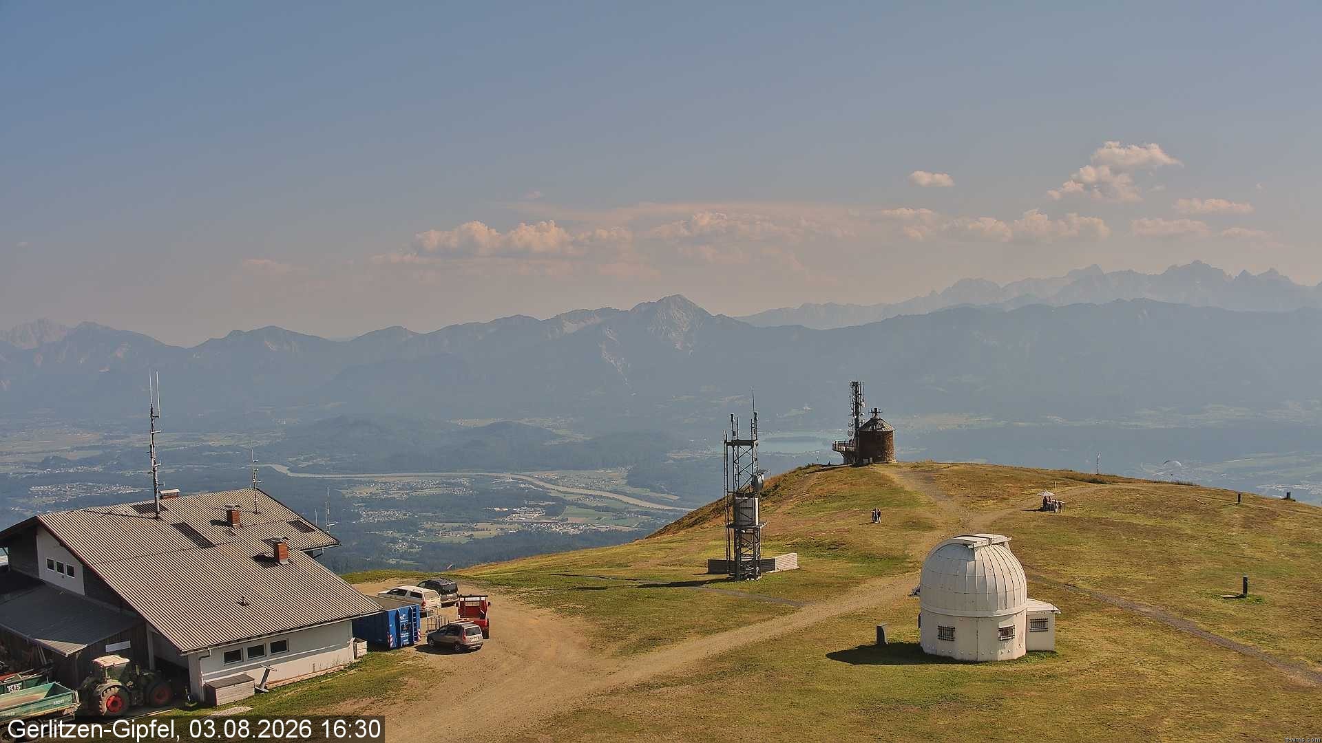 Archiv Foto Webcam Gipfel der Gerlitzen (Kärnten)