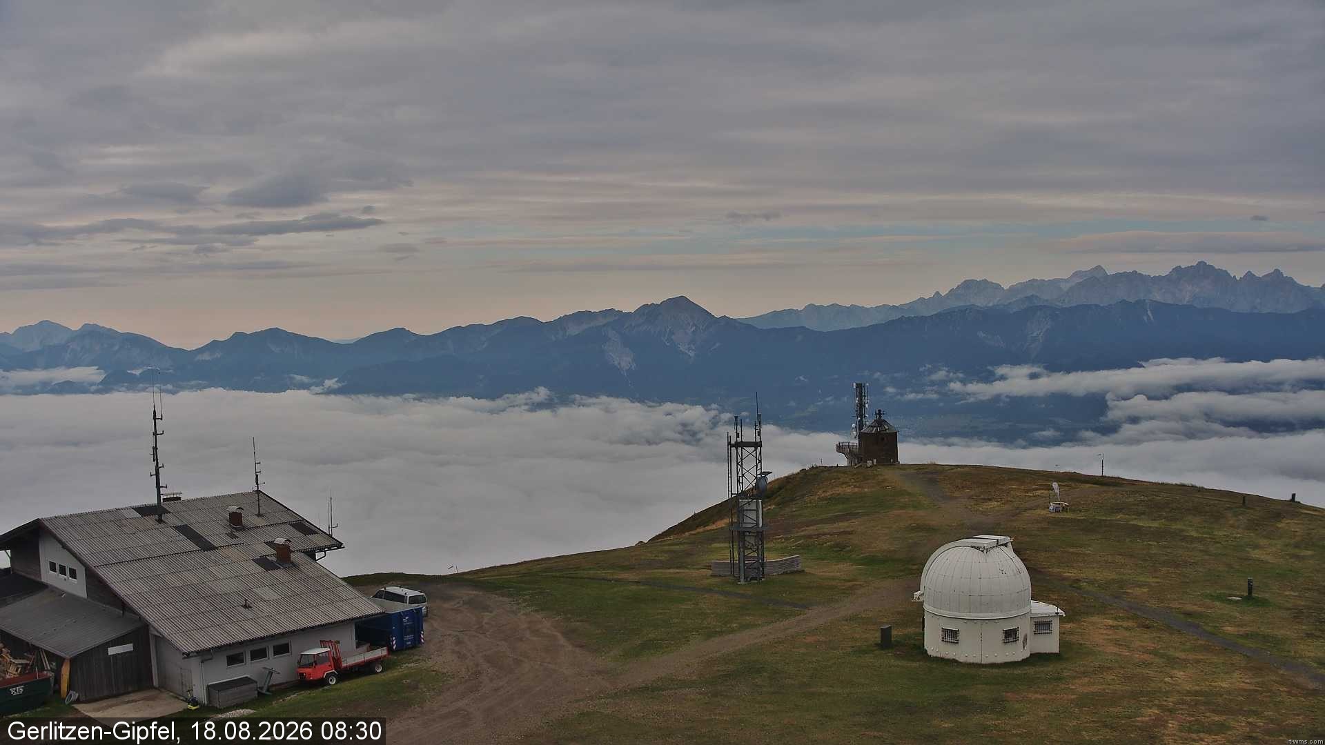 Archiv Foto Webcam Gipfel der Gerlitzen (Kärnten)