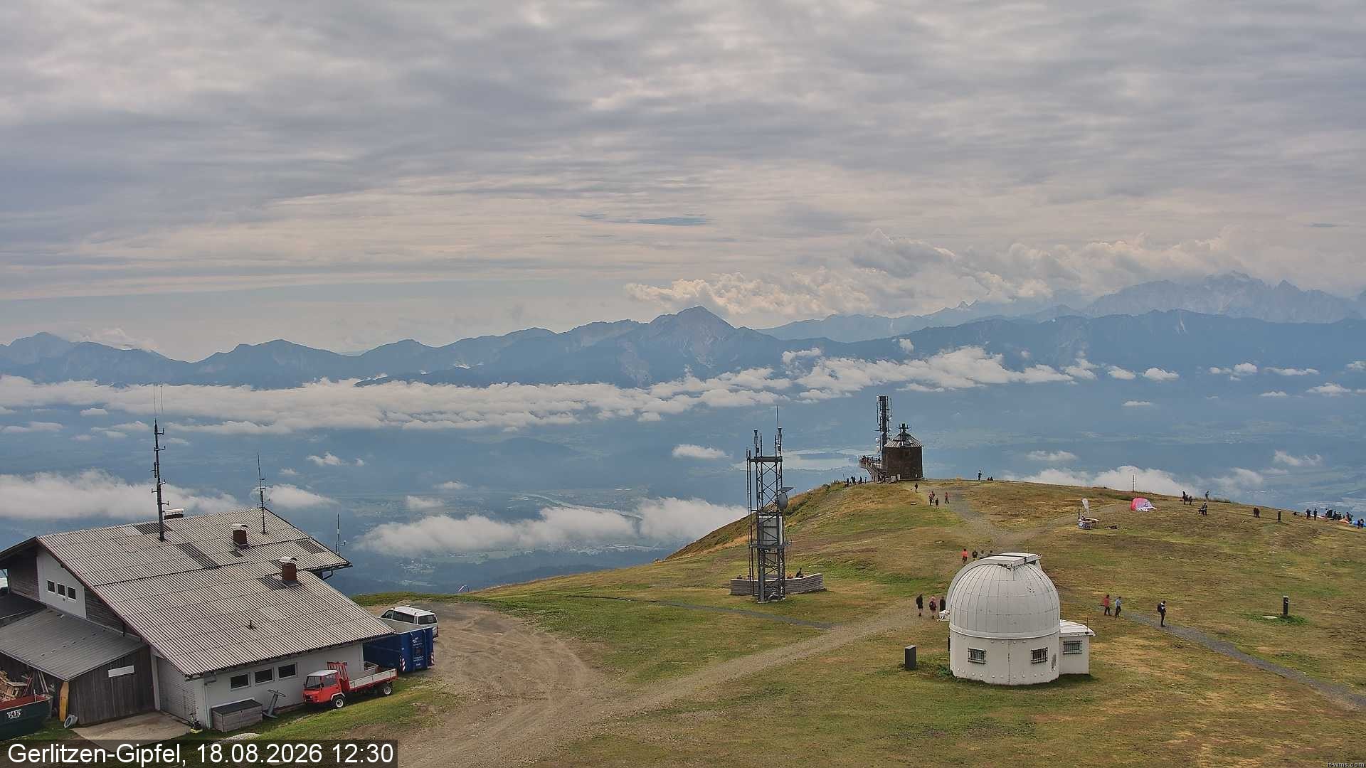 Archiv Foto Webcam Gipfel der Gerlitzen (Kärnten)