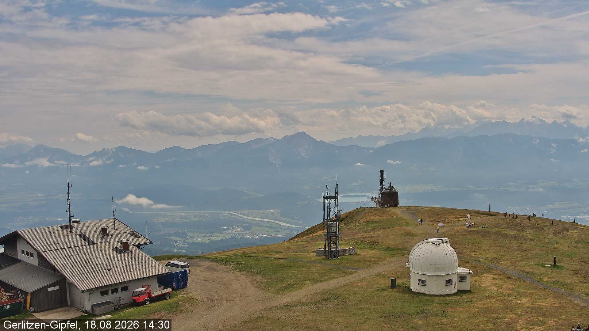 Archiv Foto Webcam Gipfel der Gerlitzen (Kärnten)