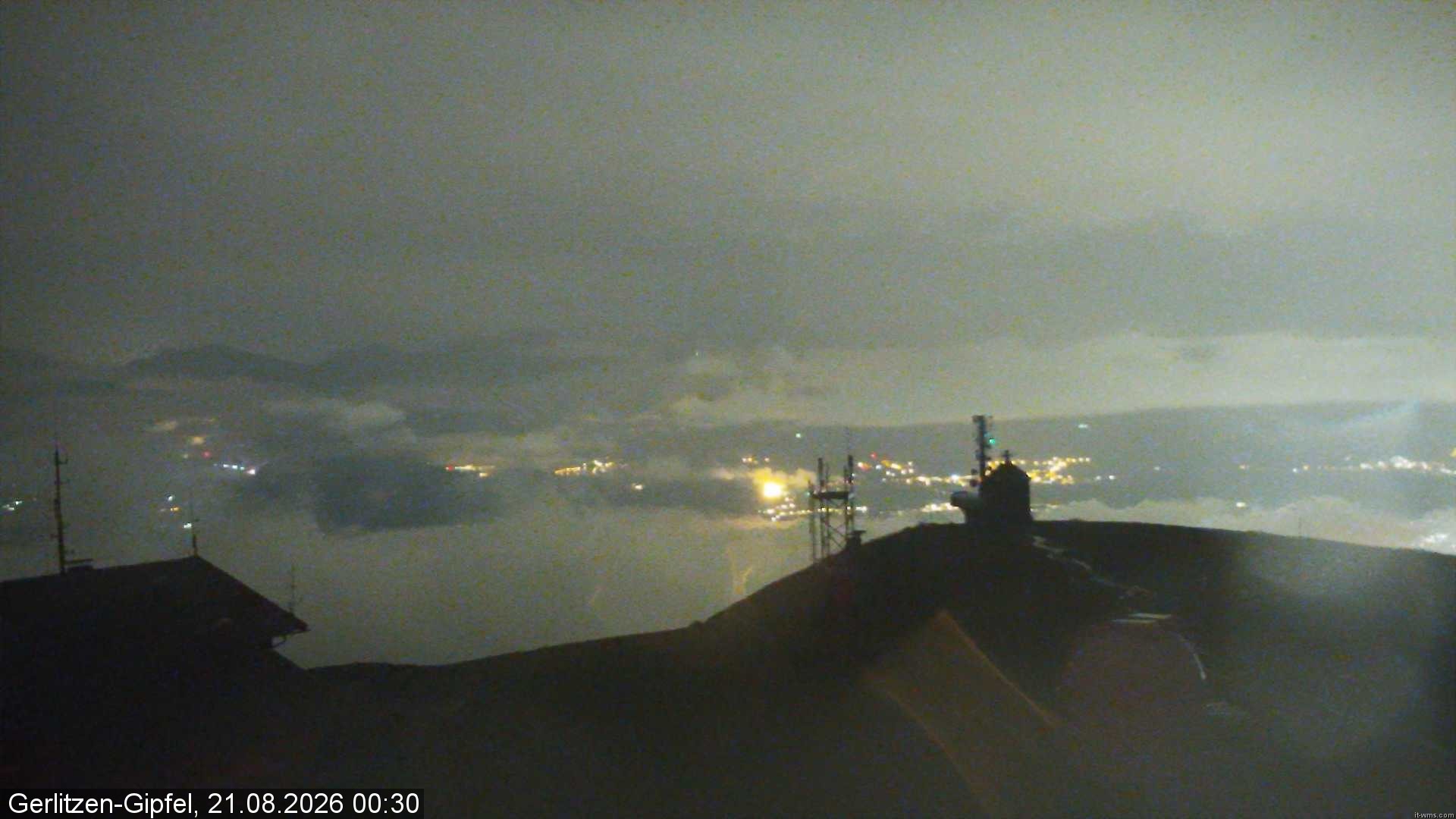 Archiv Foto Webcam Gipfel der Gerlitzen (Kärnten)