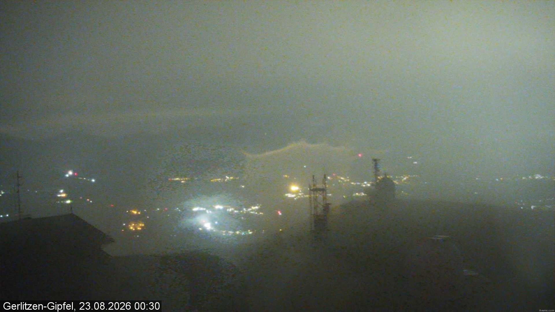 Archiv Foto Webcam Gipfel der Gerlitzen (Kärnten)