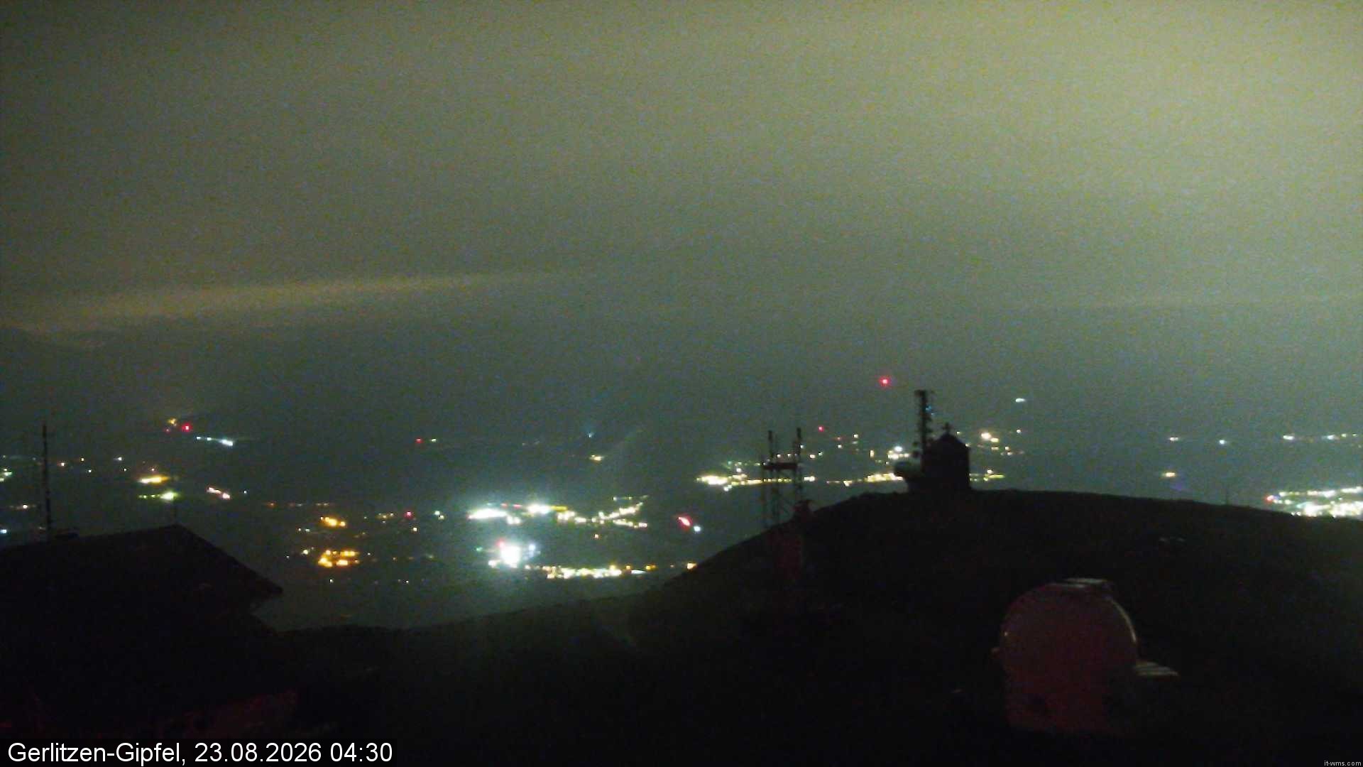 Archiv Foto Webcam Gipfel der Gerlitzen (Kärnten)