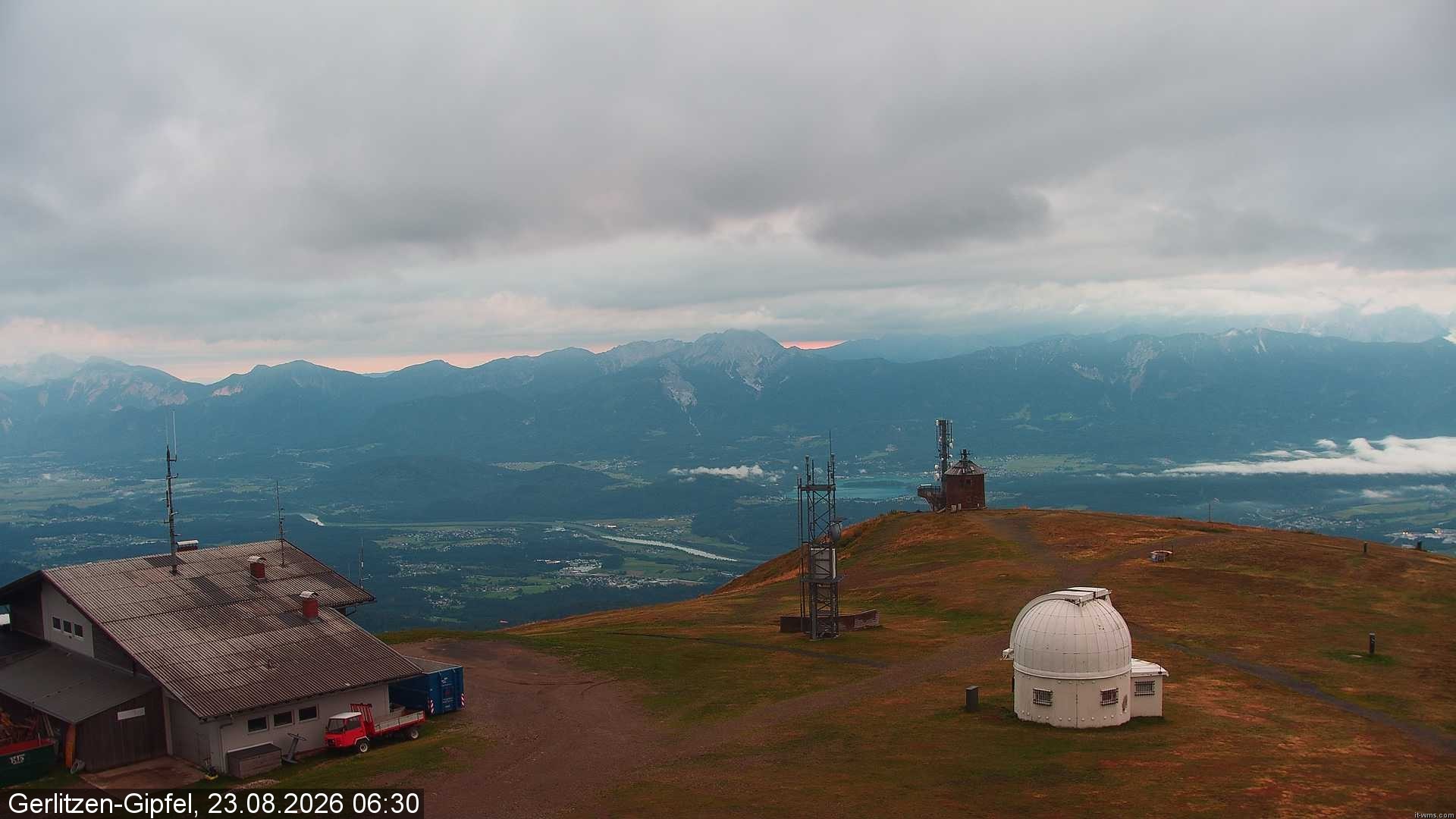 Archiv Foto Webcam Gipfel der Gerlitzen (Kärnten)