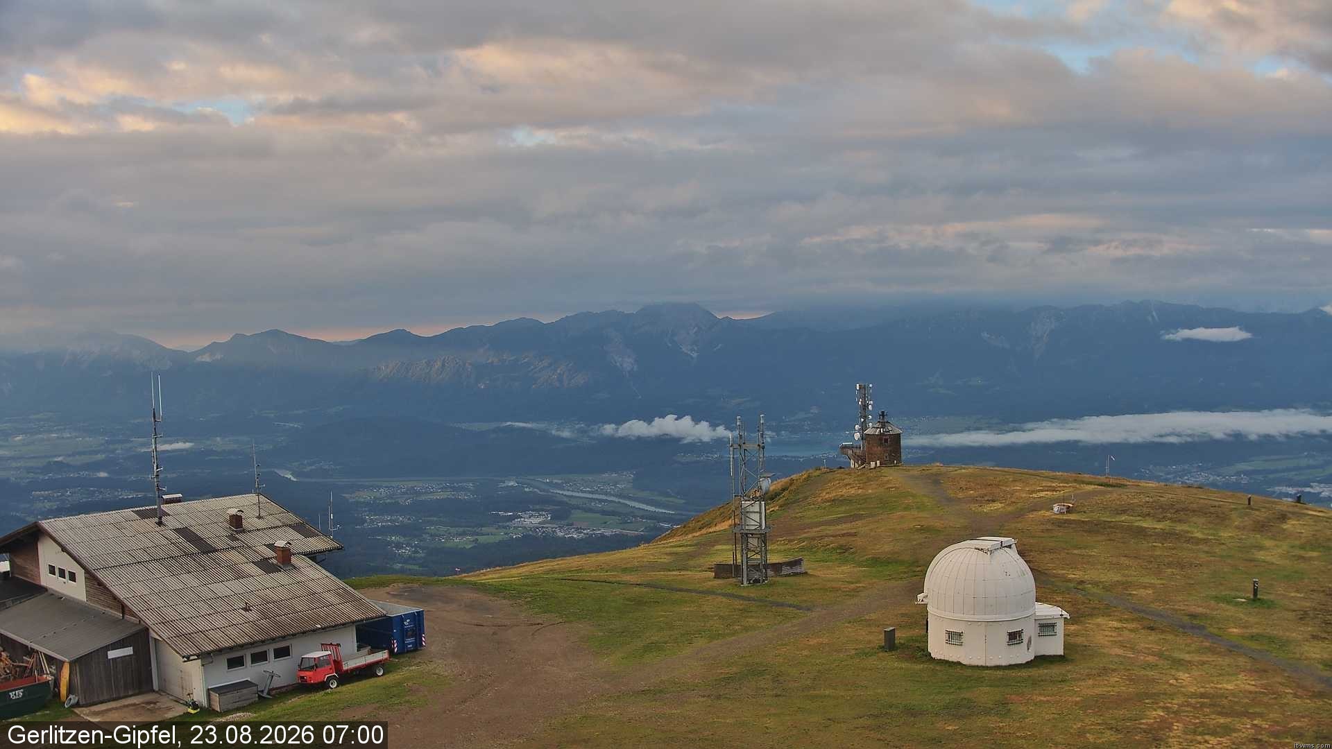 Archiv Foto Webcam Gipfel der Gerlitzen (Kärnten)