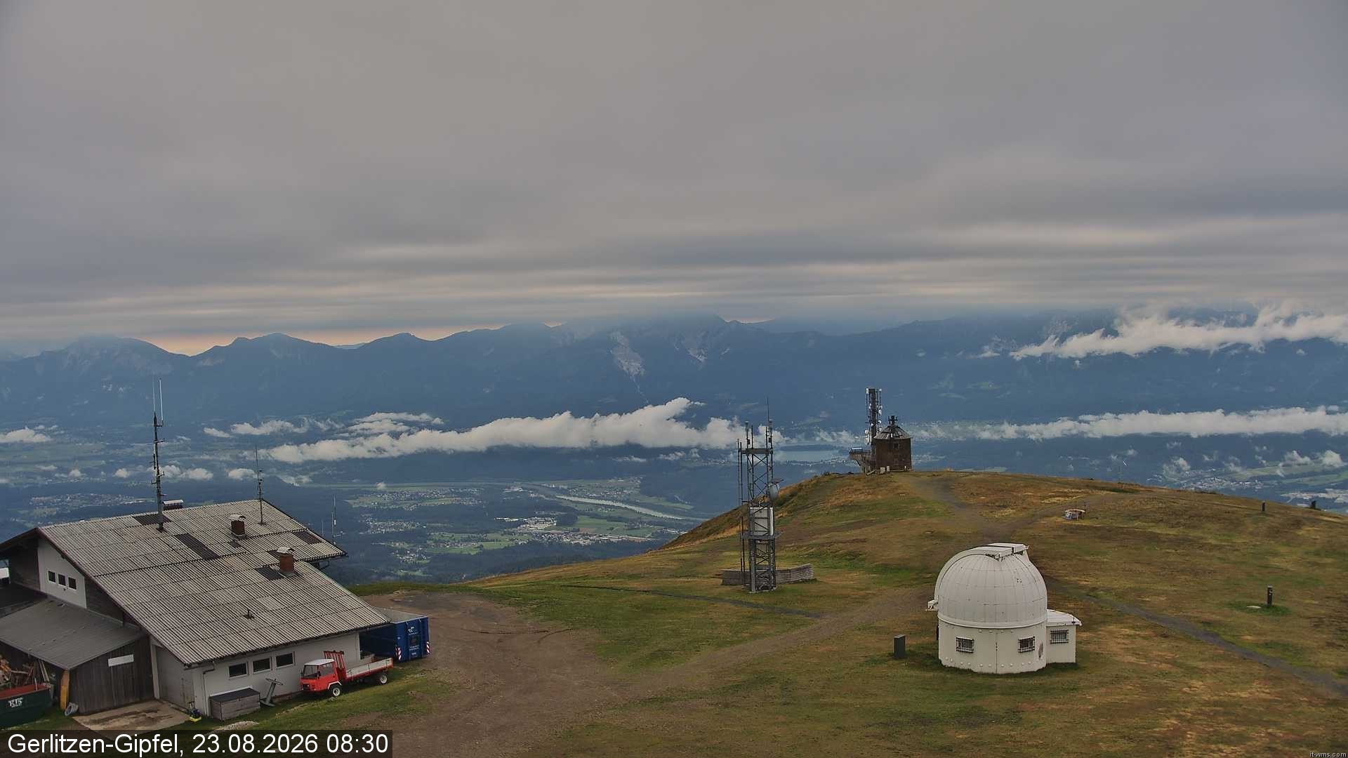 Archiv Foto Webcam Gipfel der Gerlitzen (Kärnten)