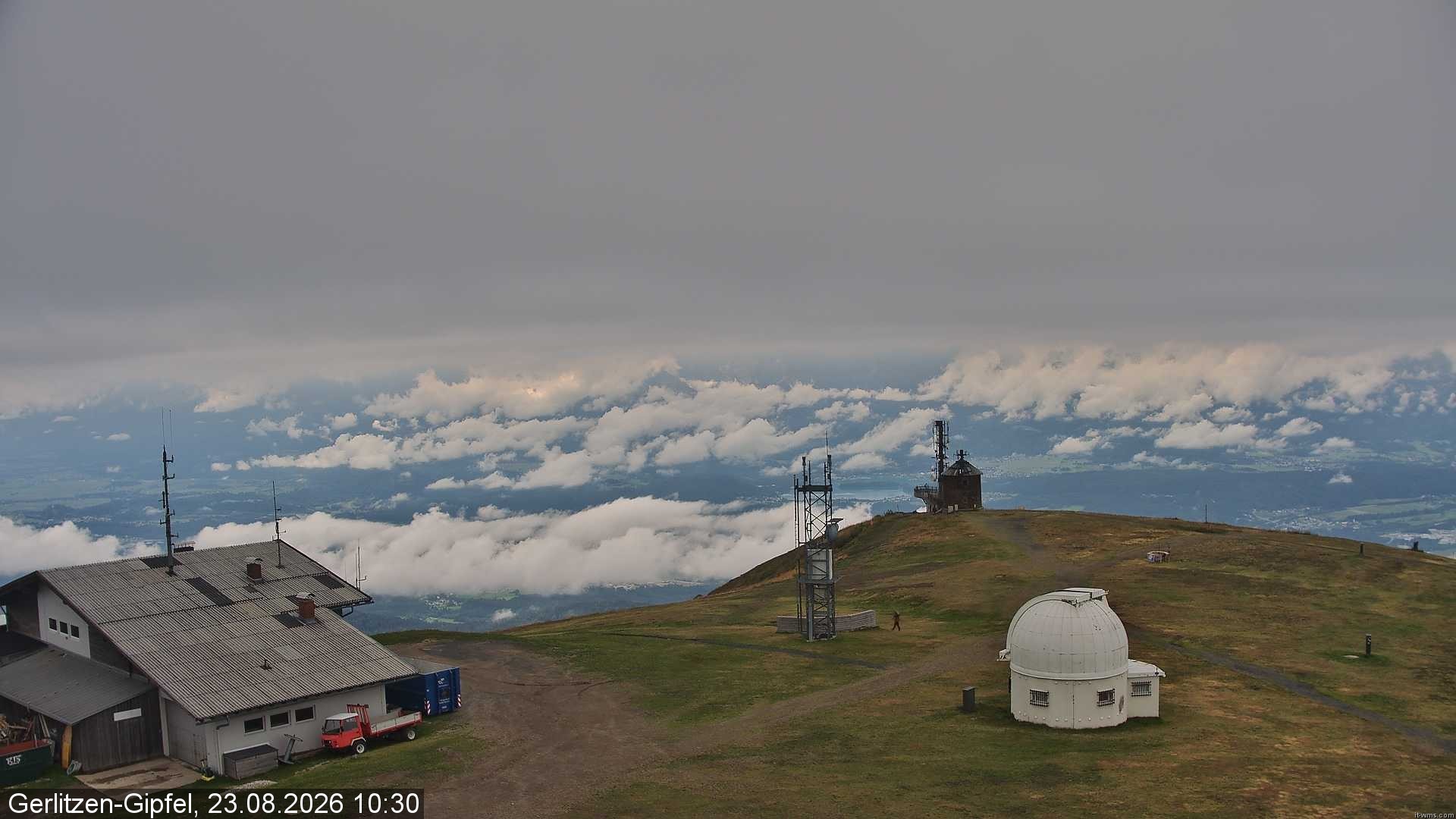 Archiv Foto Webcam Gipfel der Gerlitzen (Kärnten)