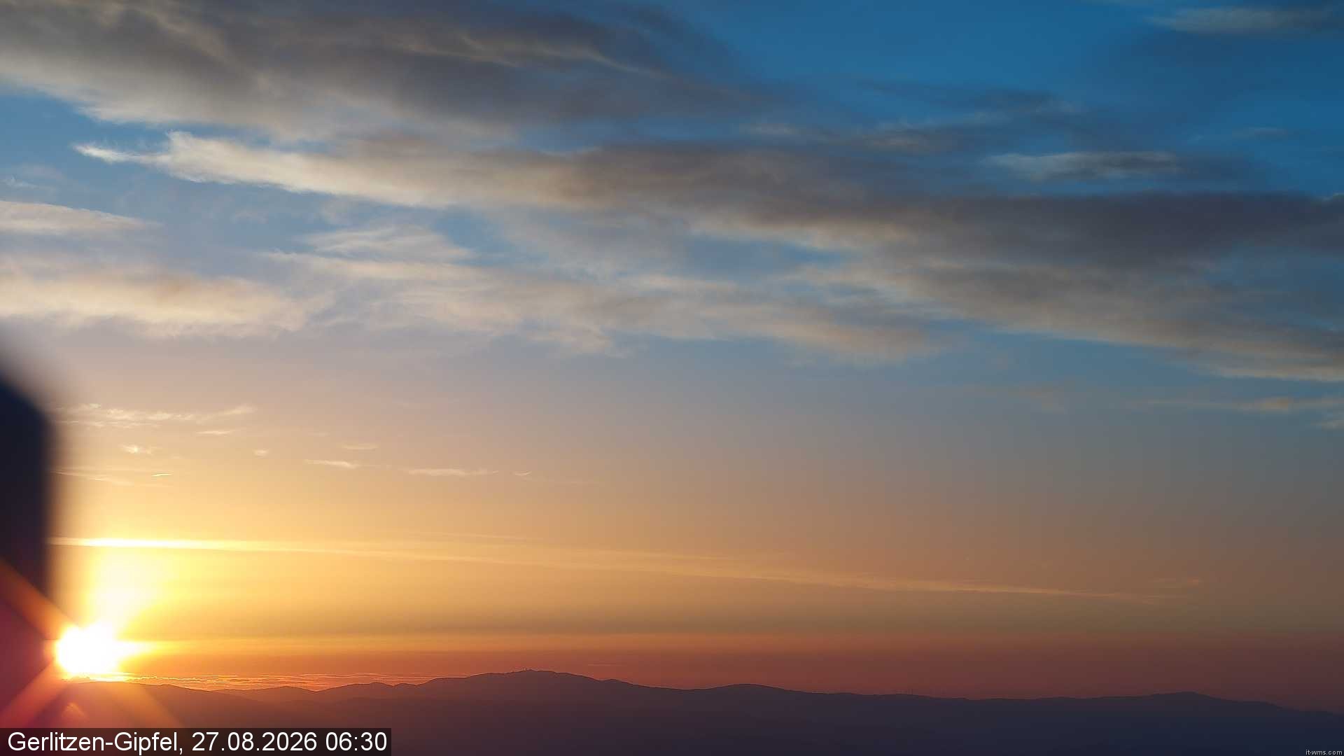 Archiv Foto Webcam Gipfel der Gerlitzen (Kärnten)