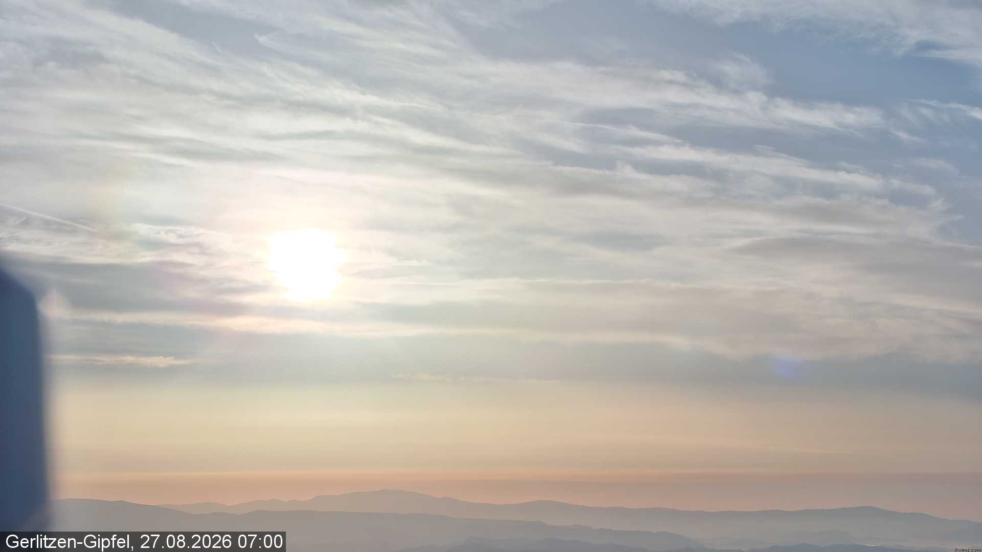 Archiv Foto Webcam Gipfel der Gerlitzen (Kärnten)