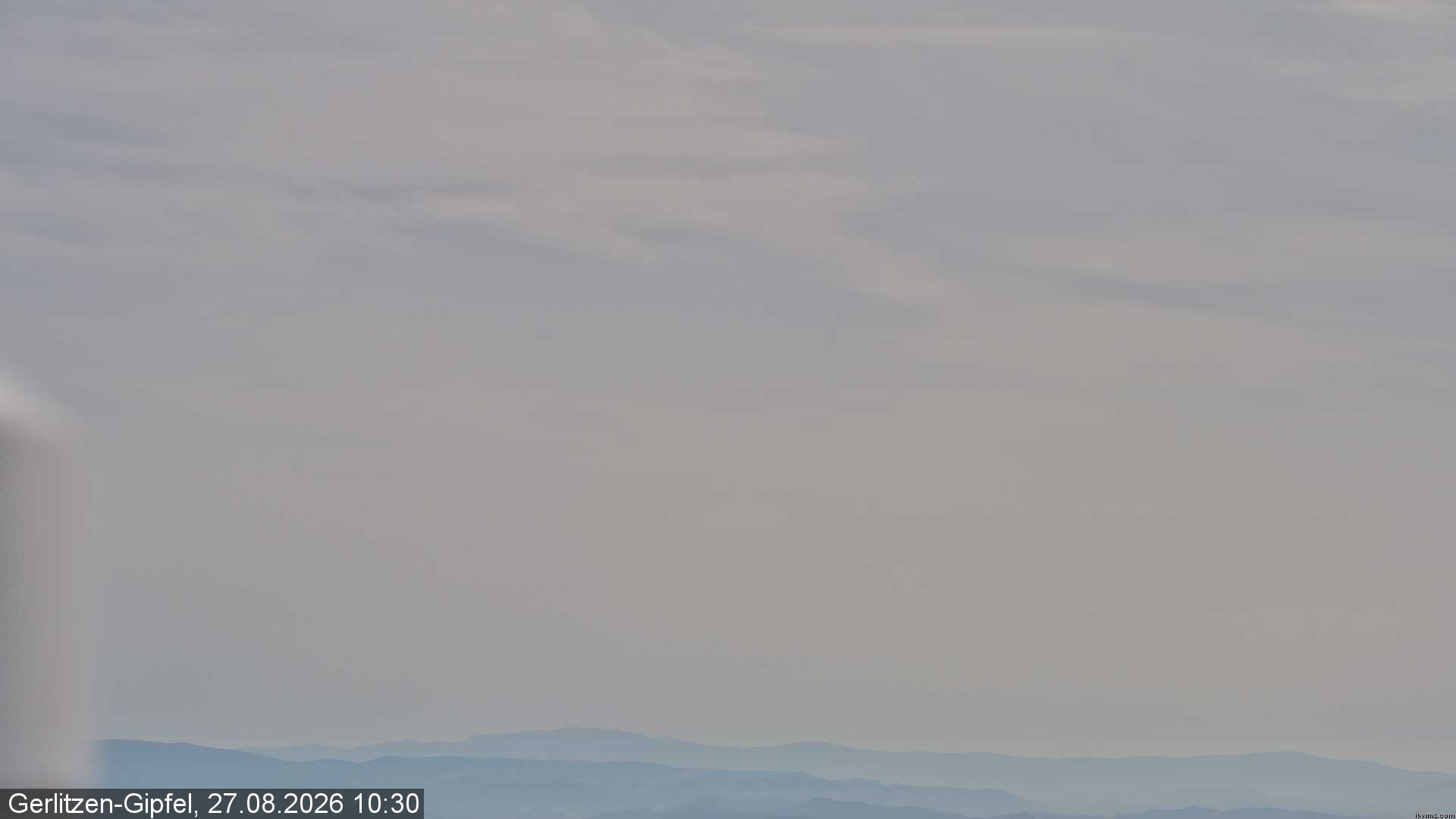 Archiv Foto Webcam Gipfel der Gerlitzen (Kärnten)