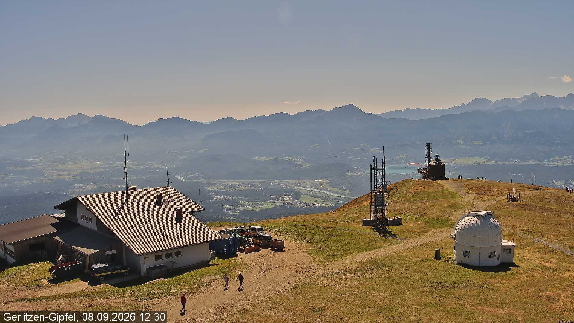 Archiv Foto Webcam Gipfel der Gerlitzen (Kärnten)