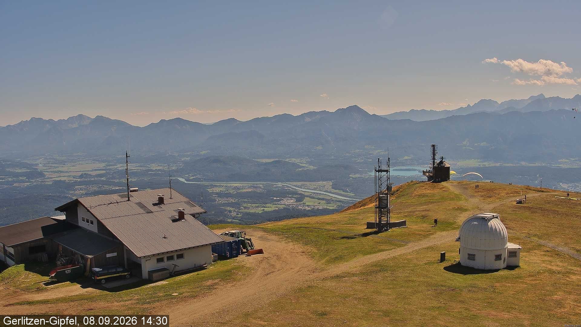 Archiv Foto Webcam Gipfel der Gerlitzen (Kärnten)