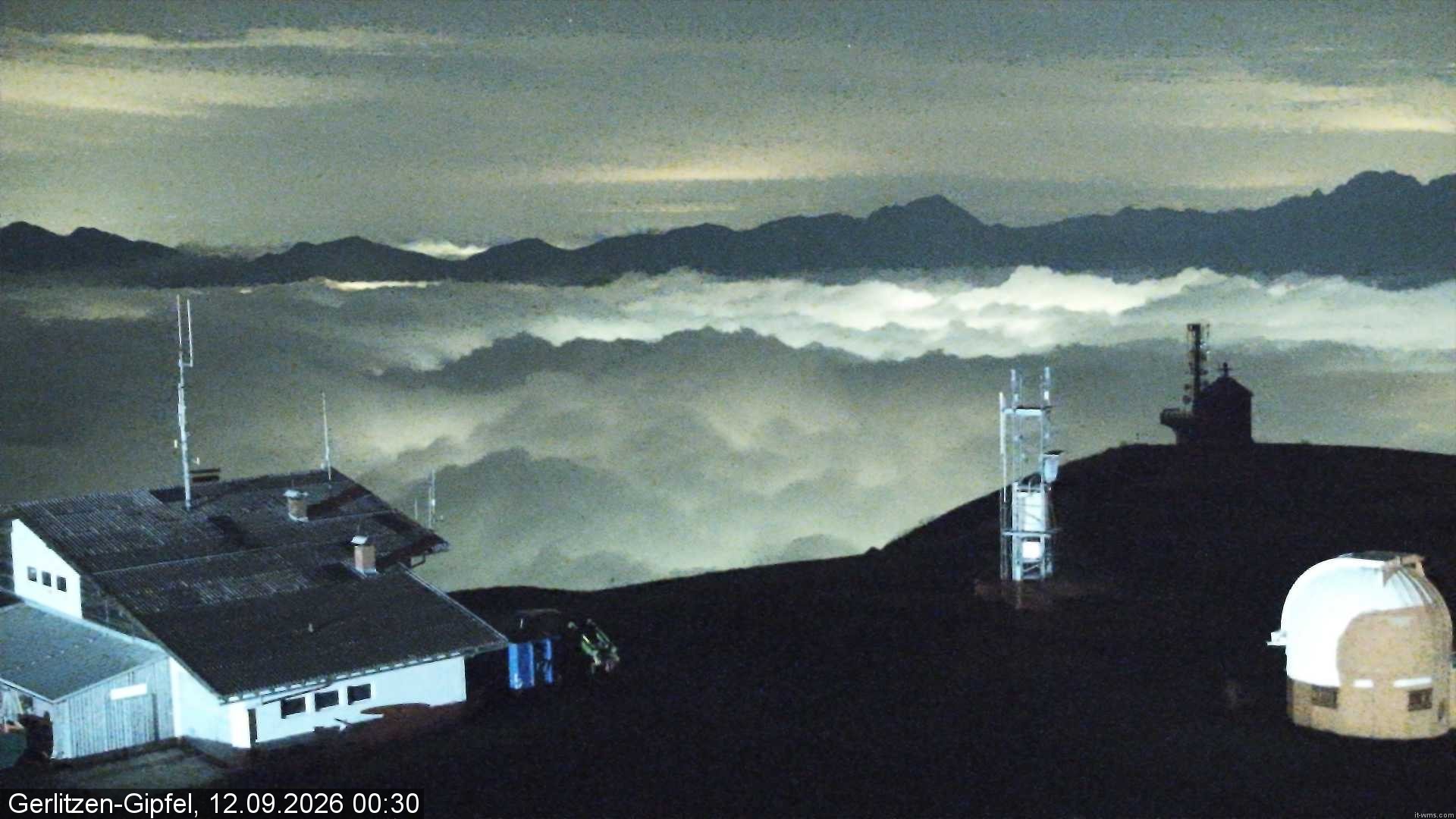 Archiv Foto Webcam Gipfel der Gerlitzen (Kärnten)