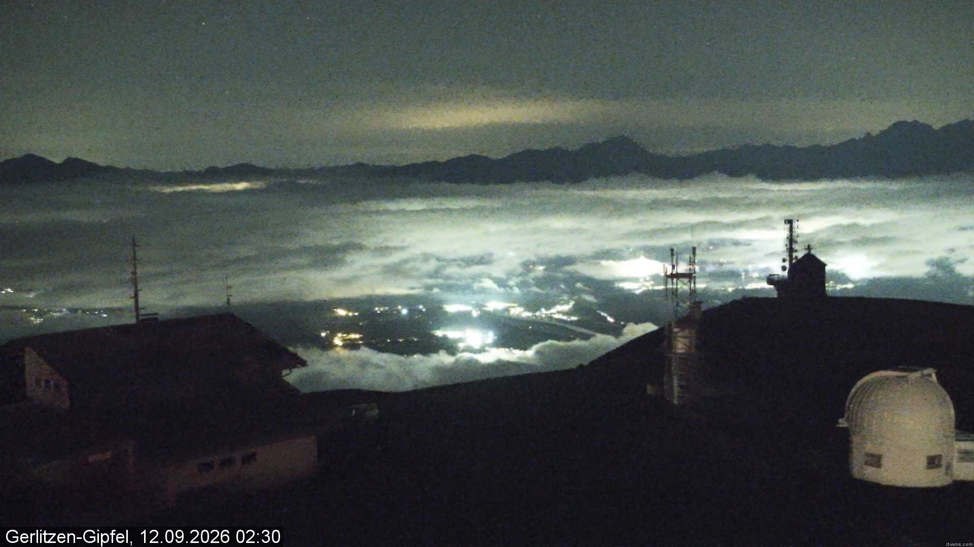 Archiv Foto Webcam Gipfel der Gerlitzen (Kärnten)