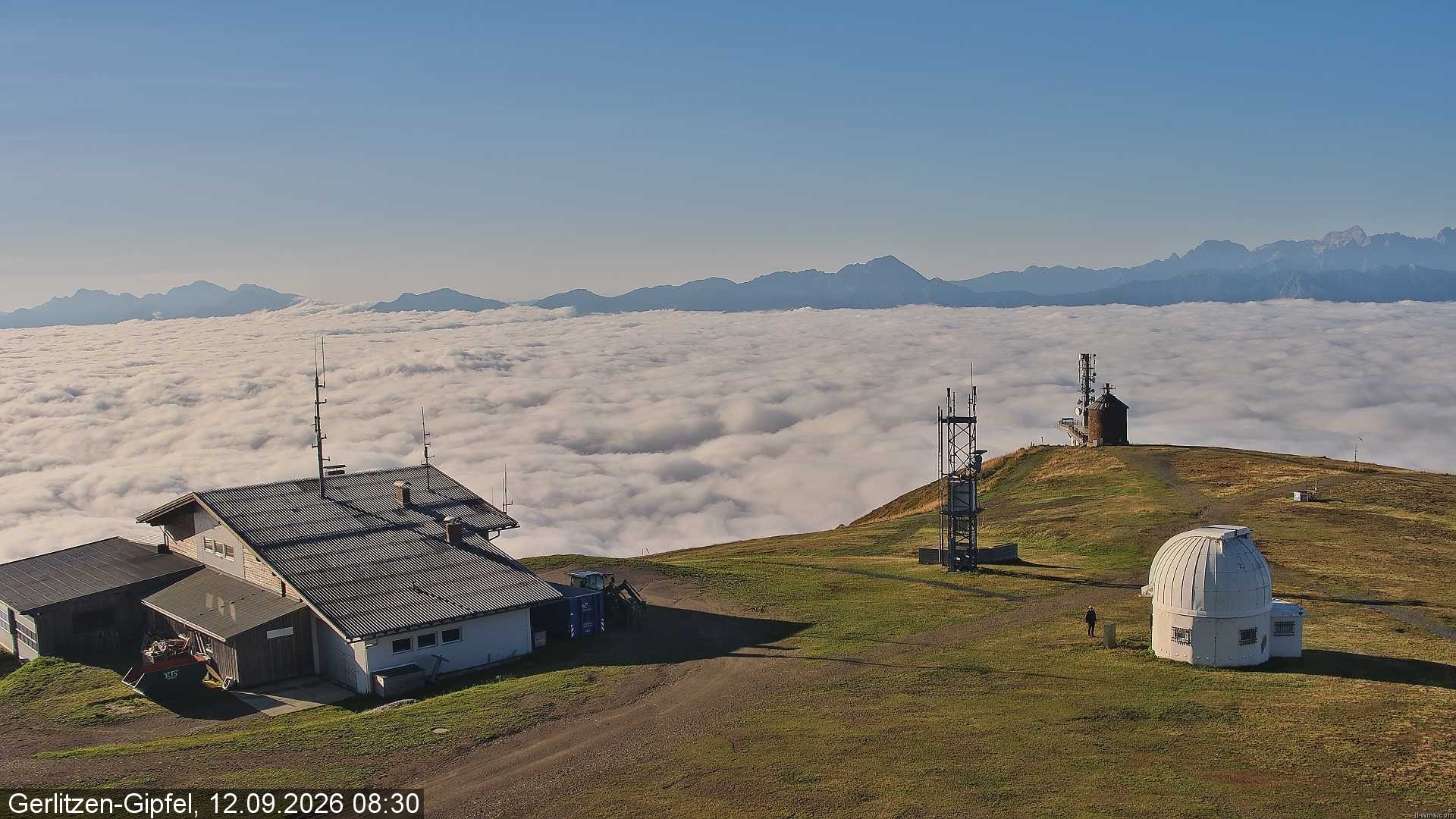 Archiv Foto Webcam Gipfel der Gerlitzen (Kärnten)