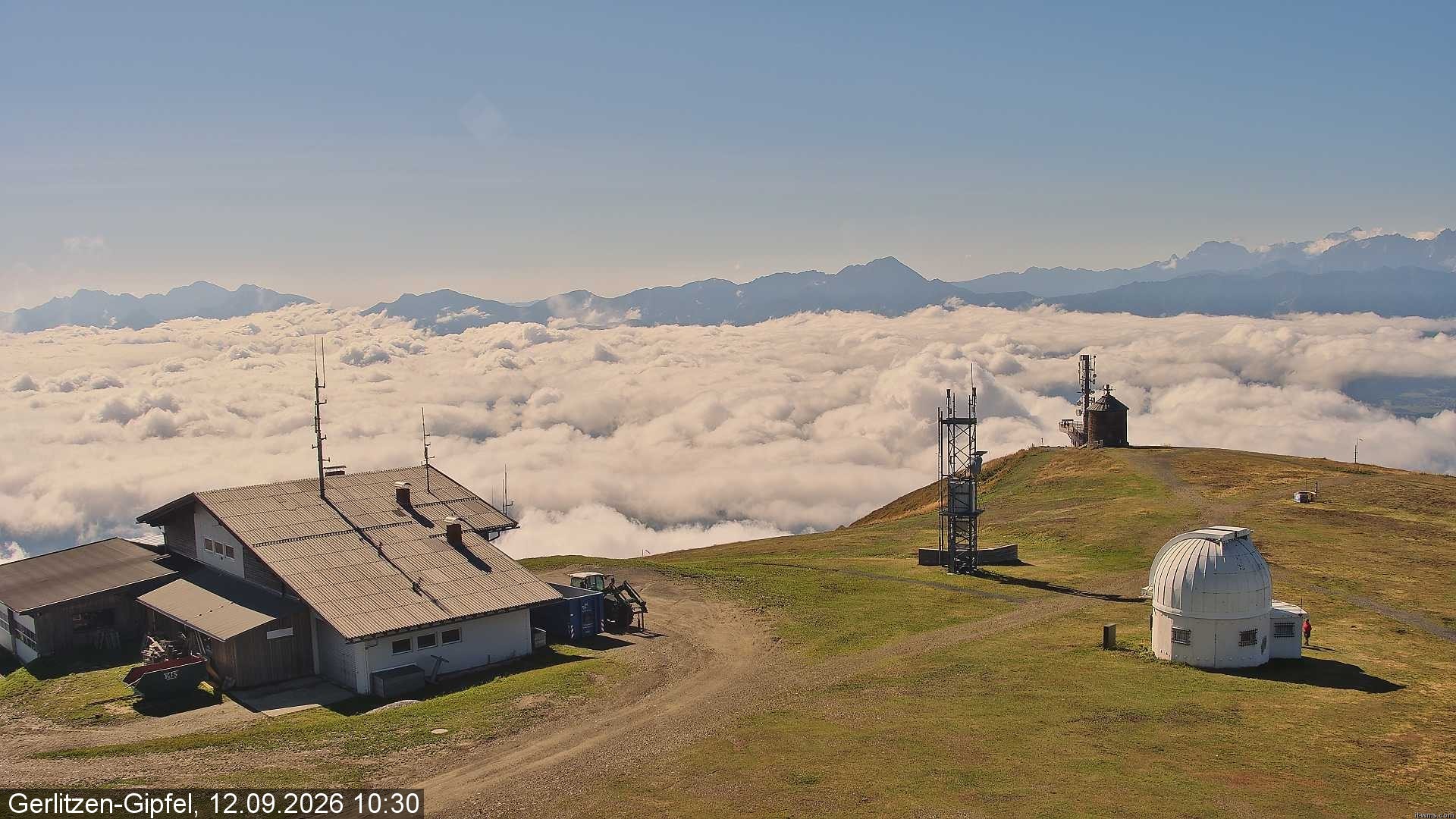 Archiv Foto Webcam Gipfel der Gerlitzen (Kärnten)