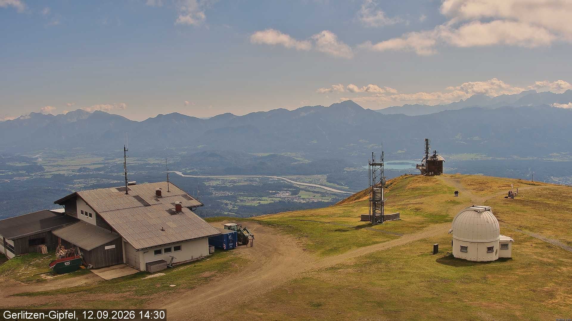 Archiv Foto Webcam Gipfel der Gerlitzen (Kärnten)
