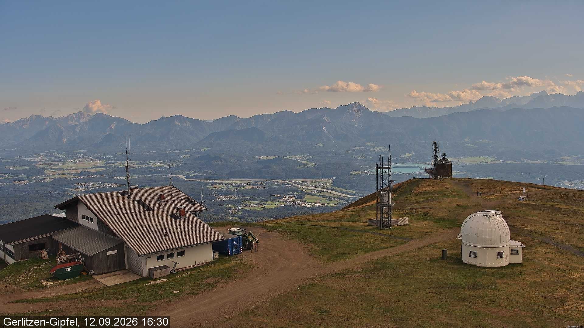 Archiv Foto Webcam Gipfel der Gerlitzen (Kärnten)