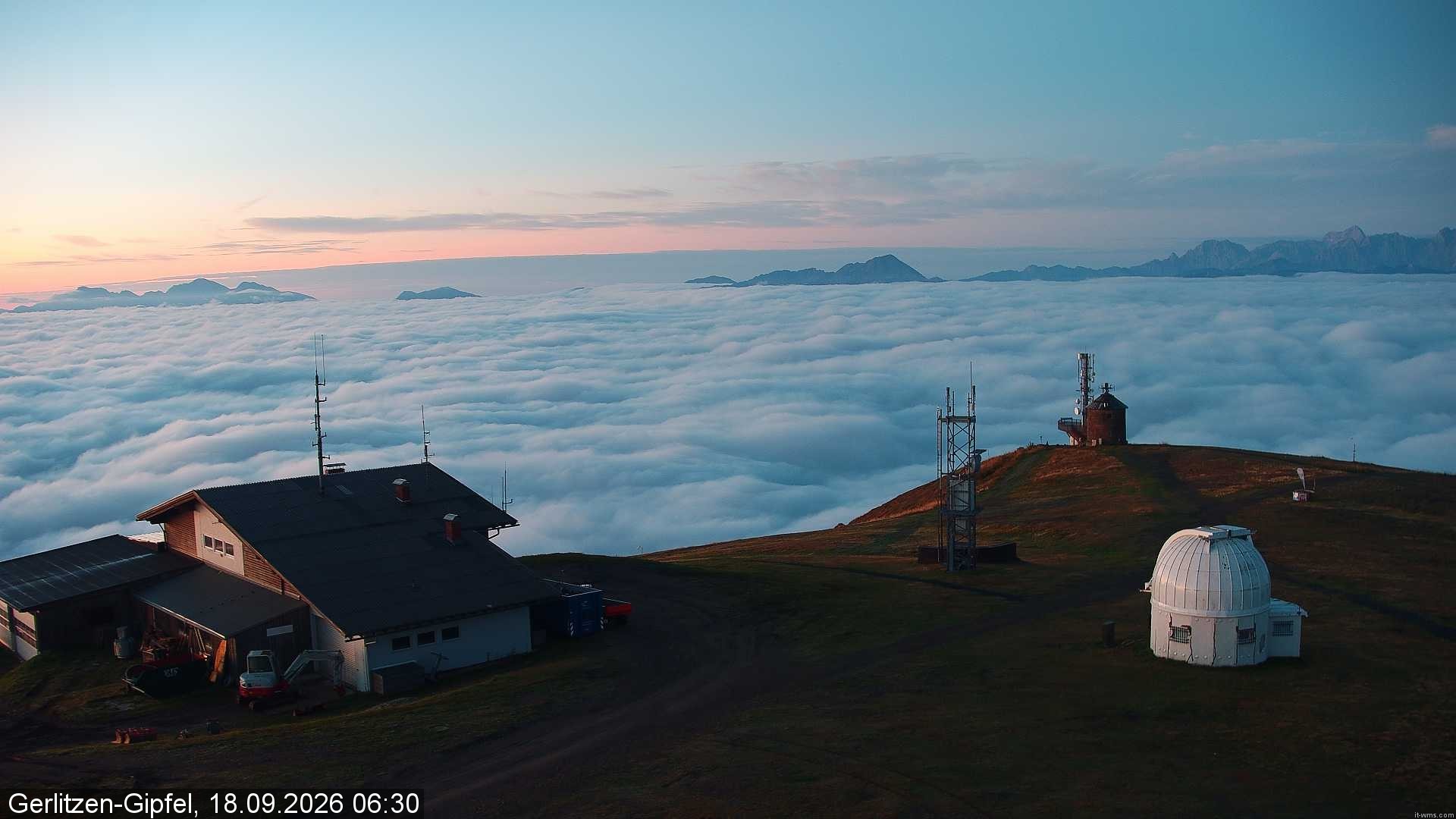 Archiv Foto Webcam Gipfel der Gerlitzen (Kärnten)