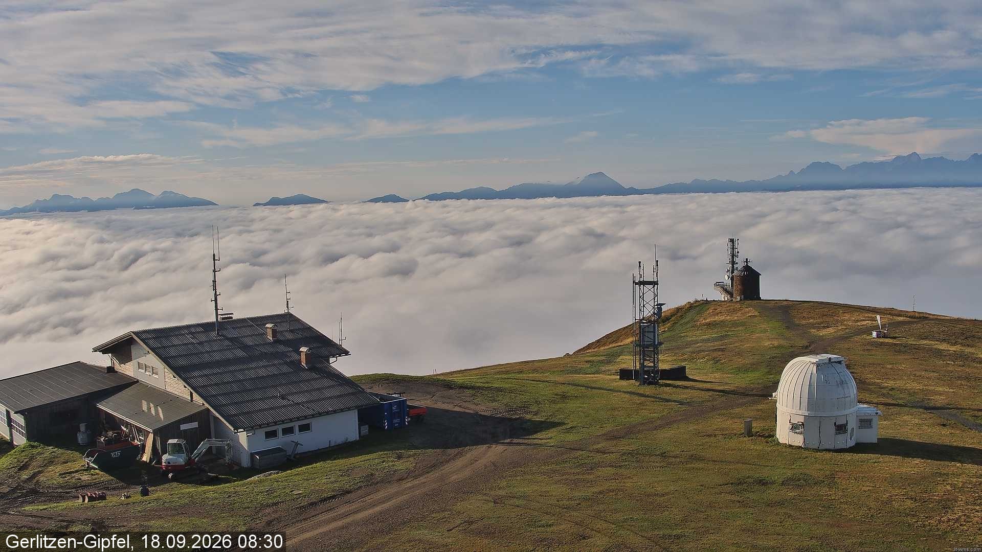 Archiv Foto Webcam Gipfel der Gerlitzen (Kärnten)