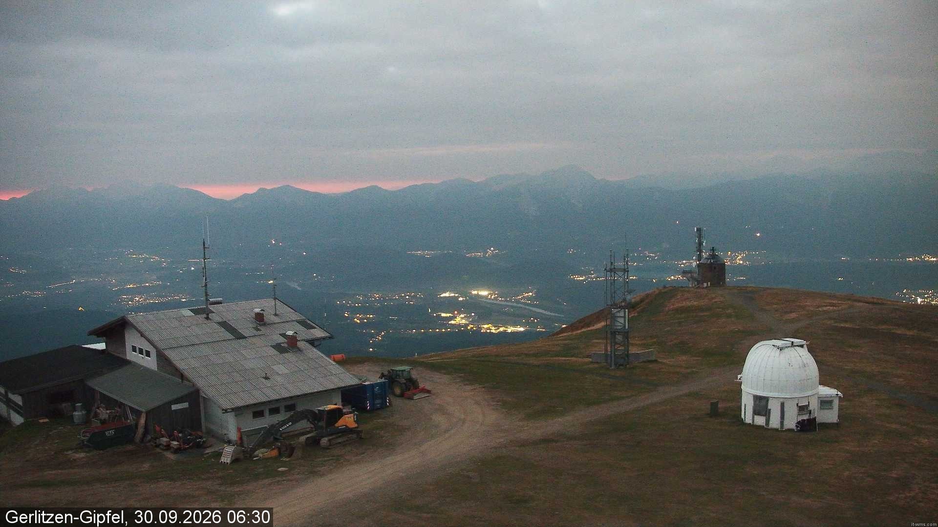 Archiv Foto Webcam Gipfel der Gerlitzen (Kärnten)