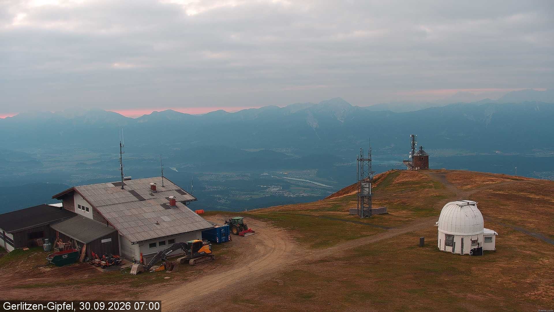 Archiv Foto Webcam Gipfel der Gerlitzen (Kärnten)