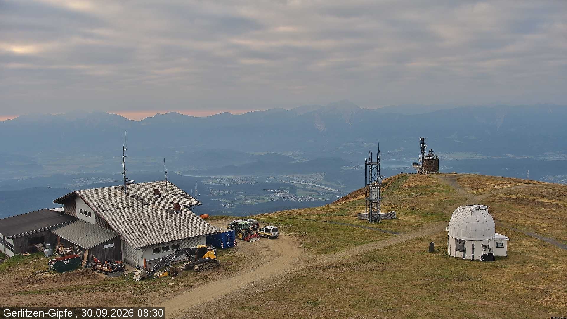 Archiv Foto Webcam Gipfel der Gerlitzen (Kärnten)