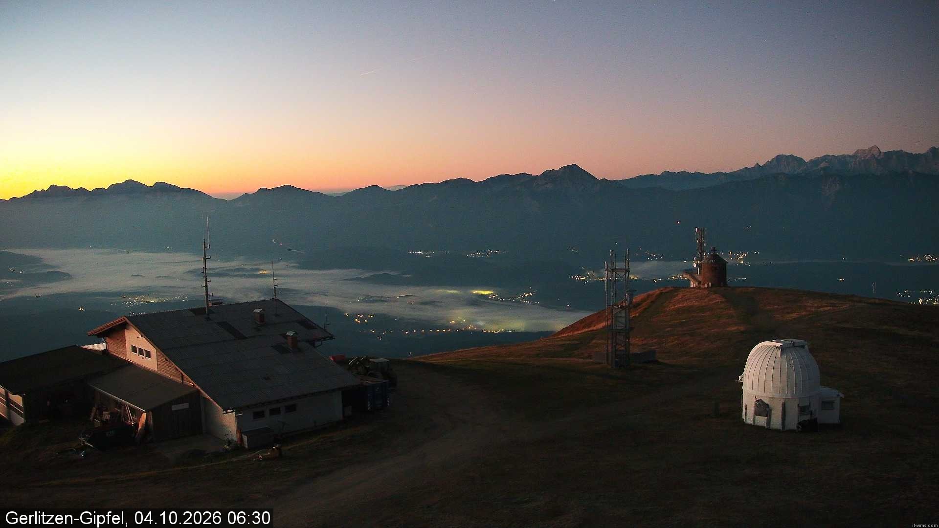 Archiv Foto Webcam Gipfel der Gerlitzen (Kärnten)