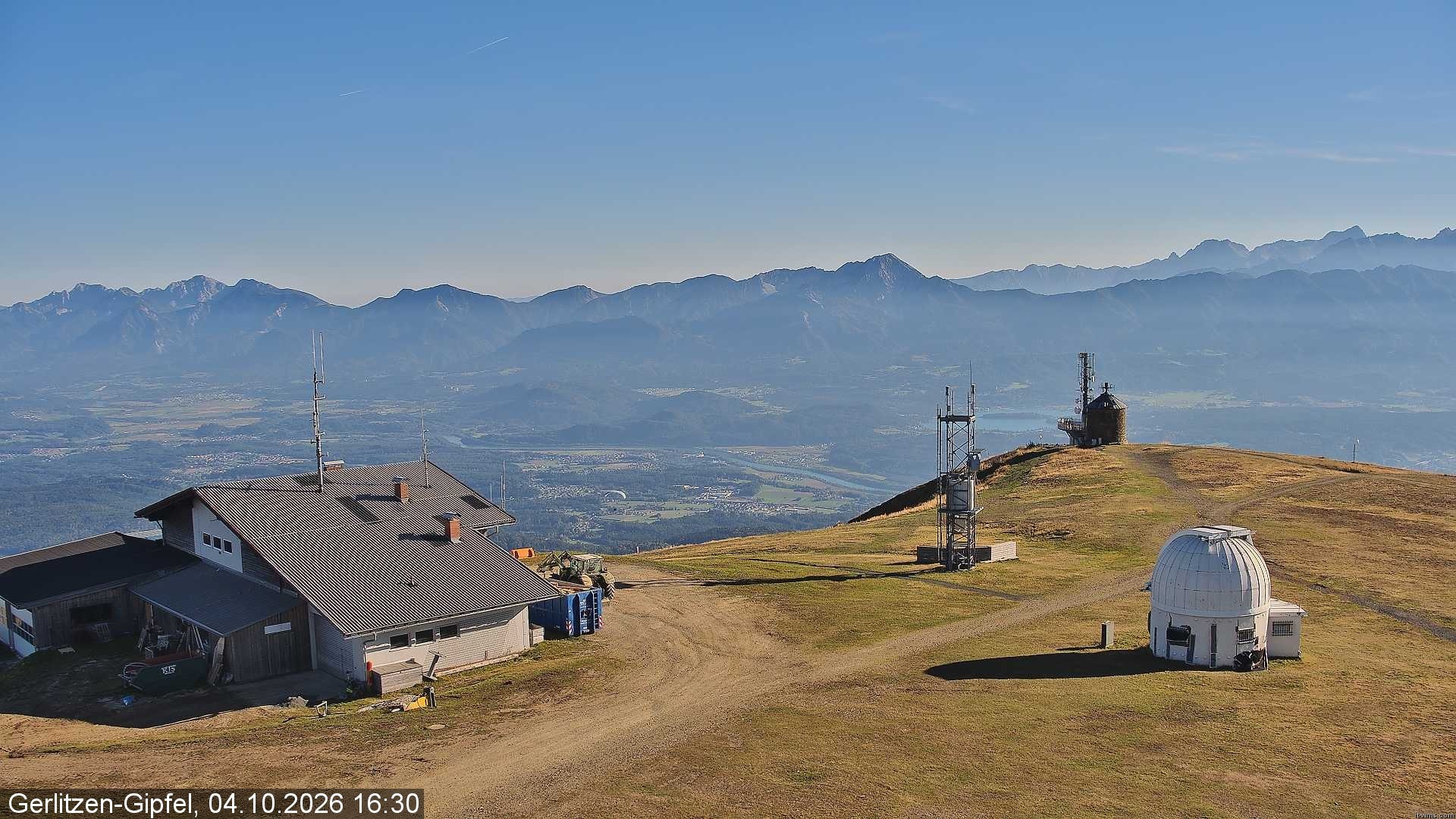 Archiv Foto Webcam Gipfel der Gerlitzen (Kärnten)