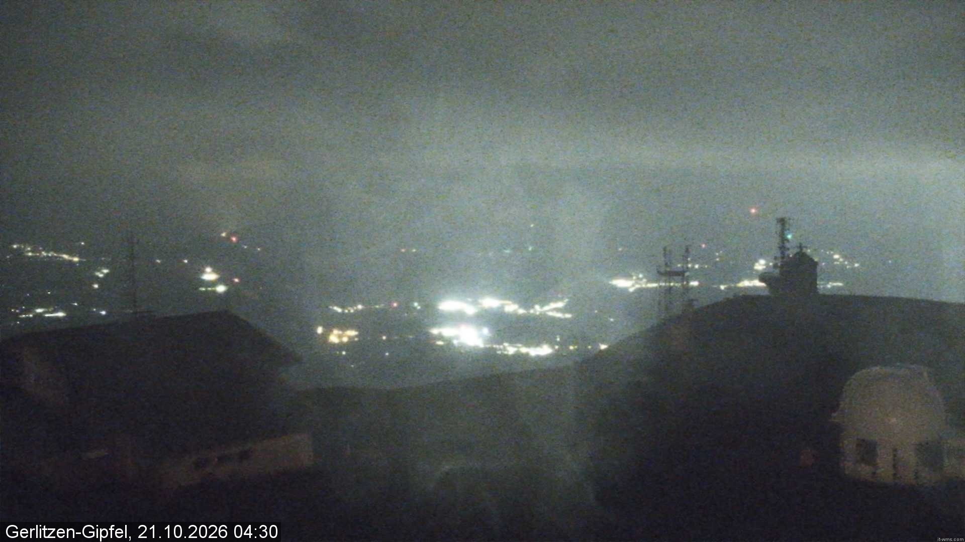 Archiv Foto Webcam Gipfel der Gerlitzen (Kärnten)