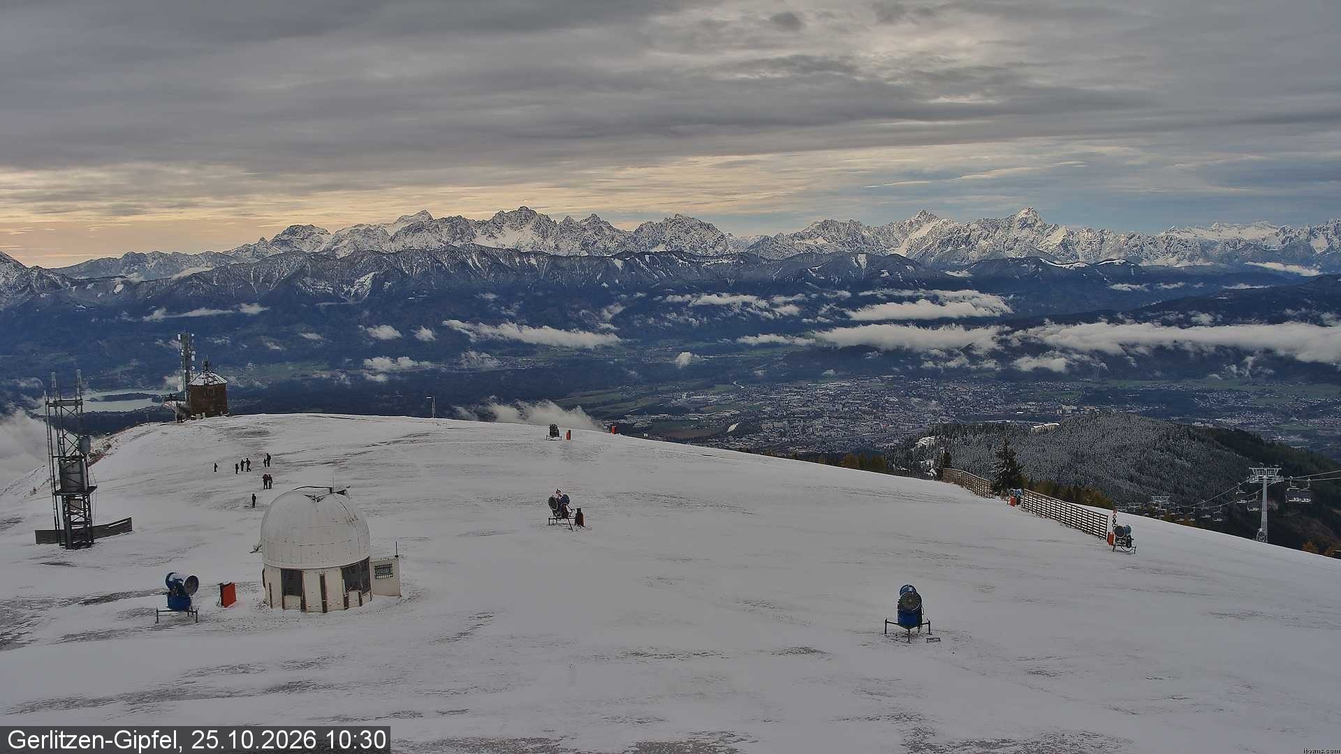 Archiv Foto Webcam Gipfel der Gerlitzen (Kärnten)